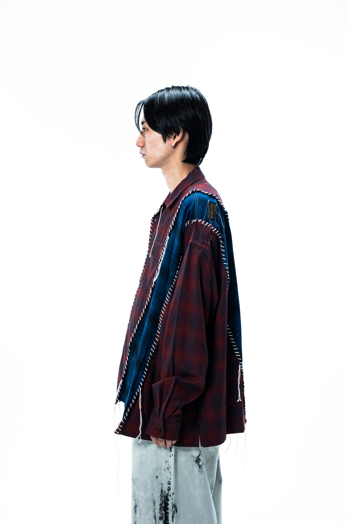 PENDLETON LOOPING WIDE SHIRT|WINE×BLUE