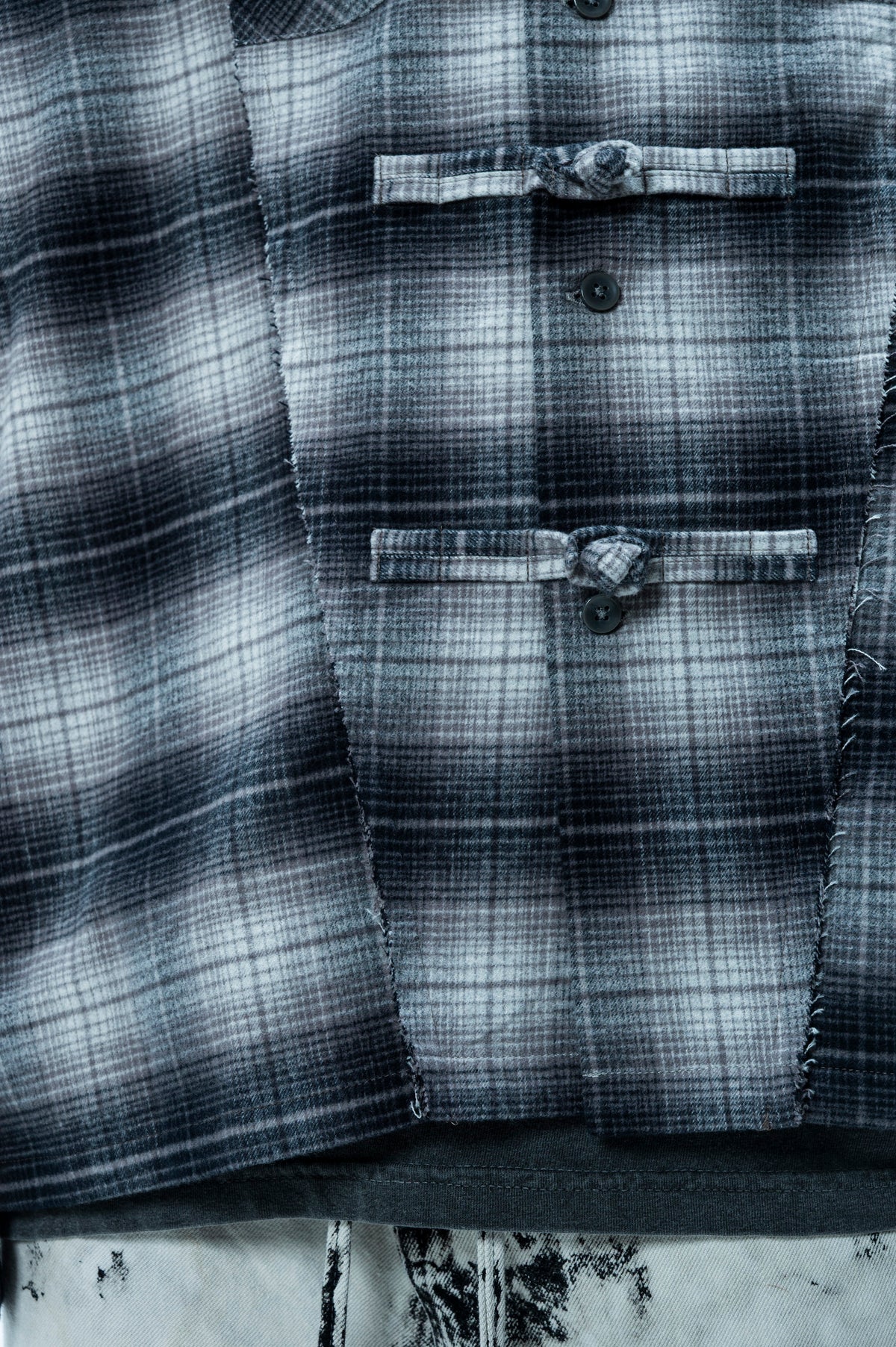 PENDLETON CHINA WIDE SHIRT|GRAY×BLACK
