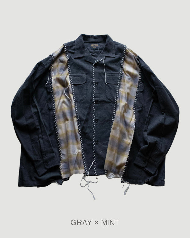 【Exclusive Collaboration】PENDLETON LOOPING WIDE SHIRT