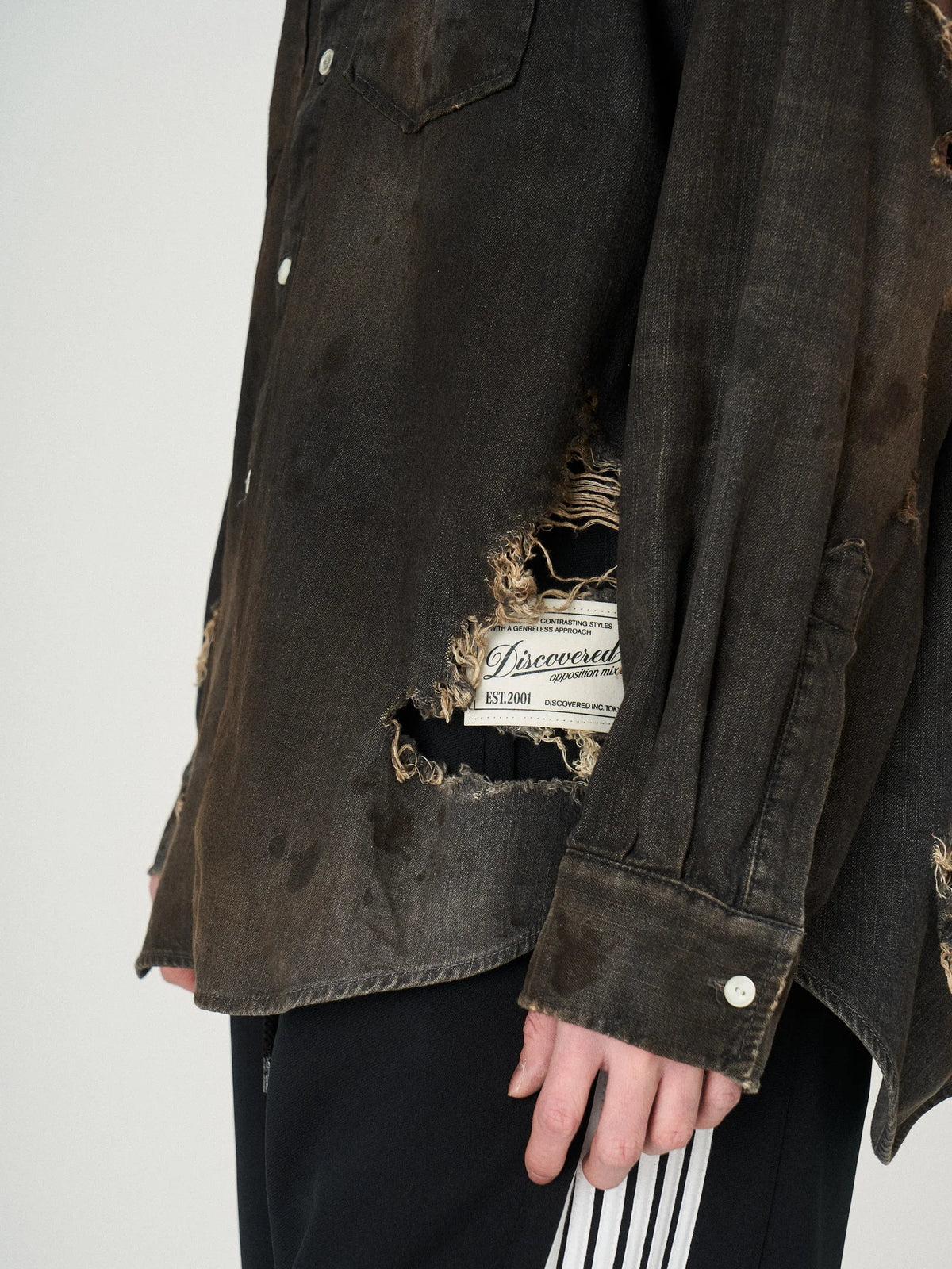 CRASH DENIM SHIRTS|INDIGO