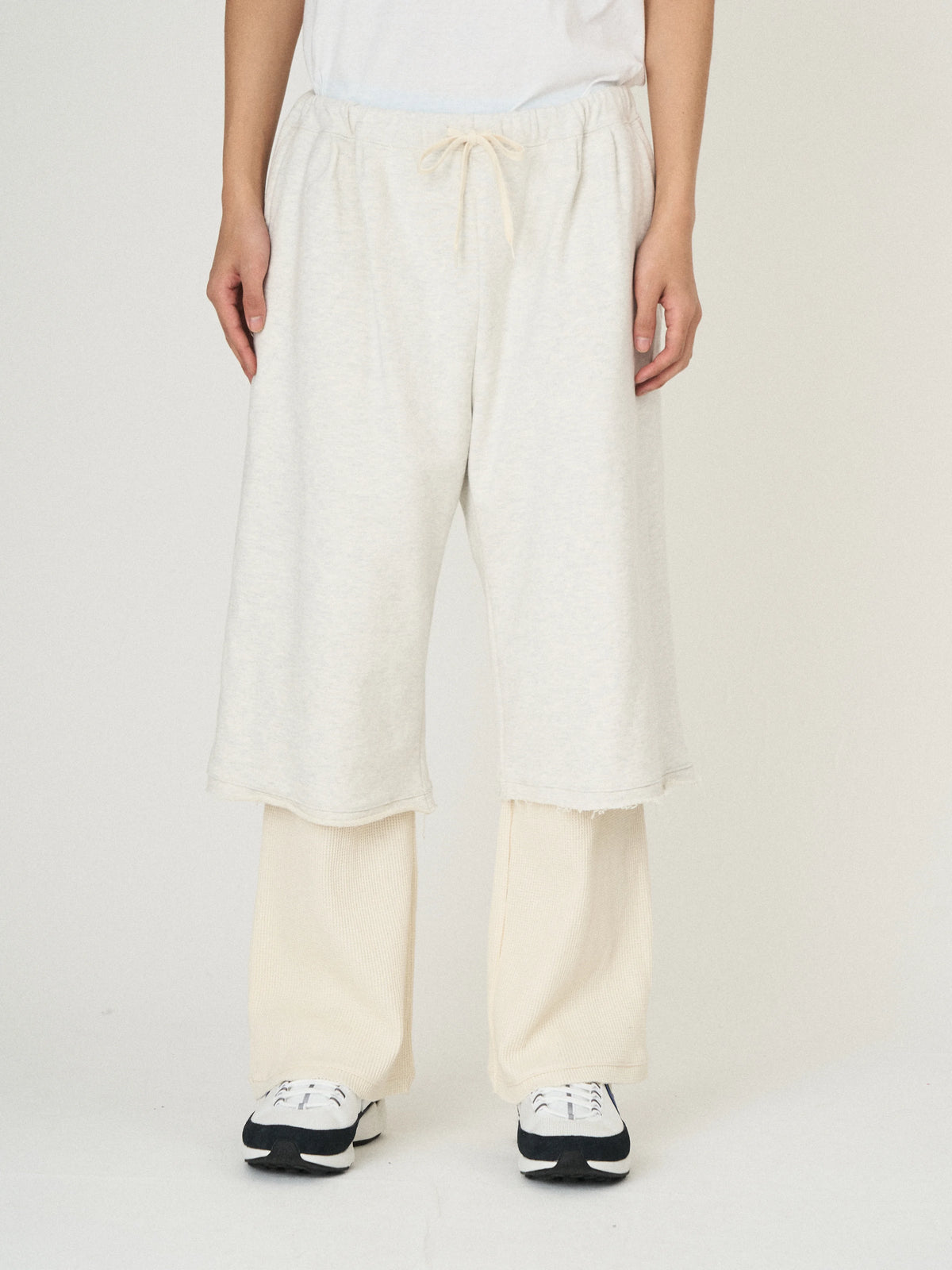 LAYERED PANTS|BLACK