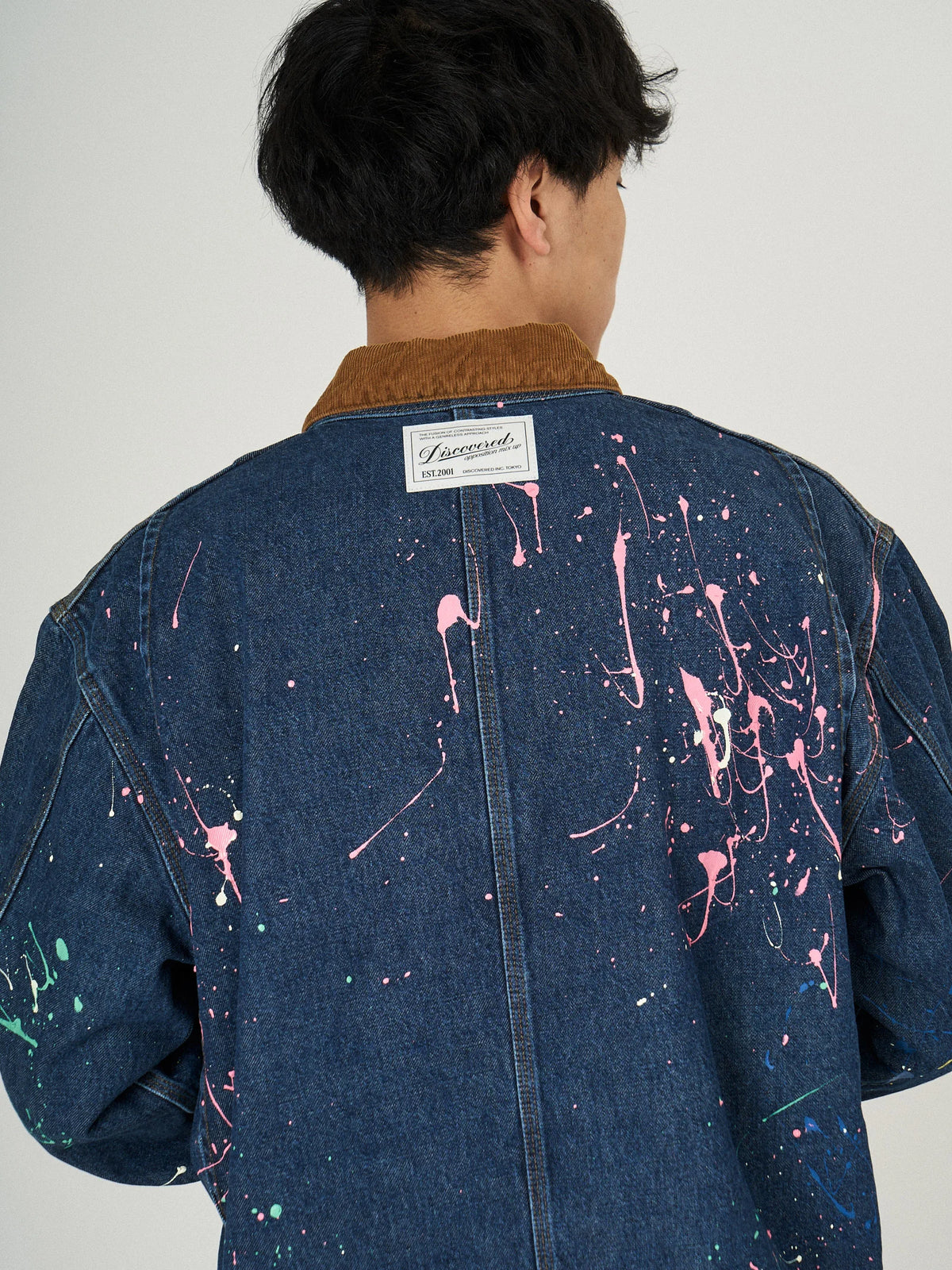 DENIM PAINT BLOUSON|INDIGO