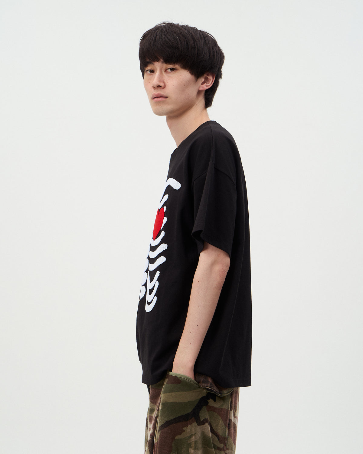 BRUSH BONE&HEART TEE
