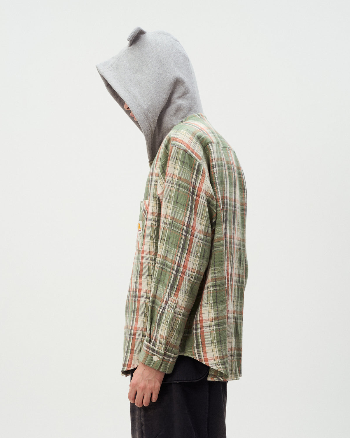 DEVIL'S HOODIE CHECK SHIRTS