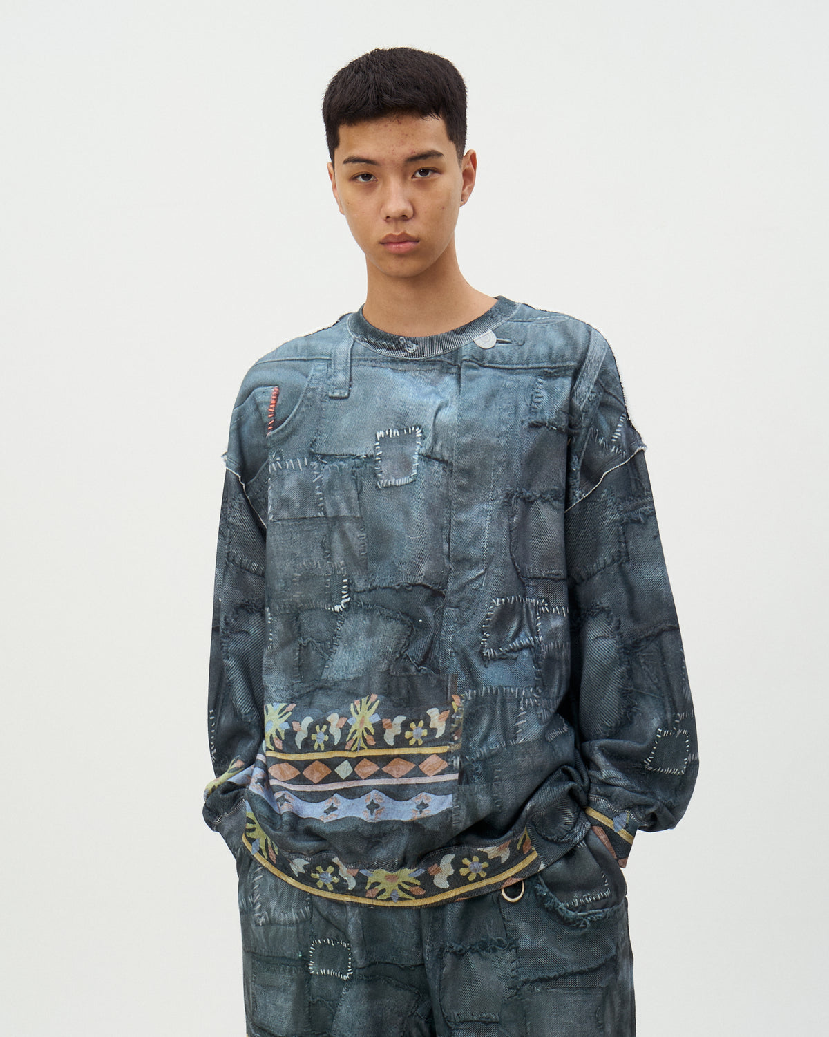 CRUST TROMPELOEIL PULLOVER