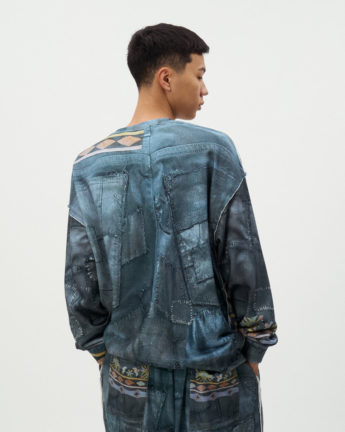 CRUST TROMPELOEIL PULLOVER