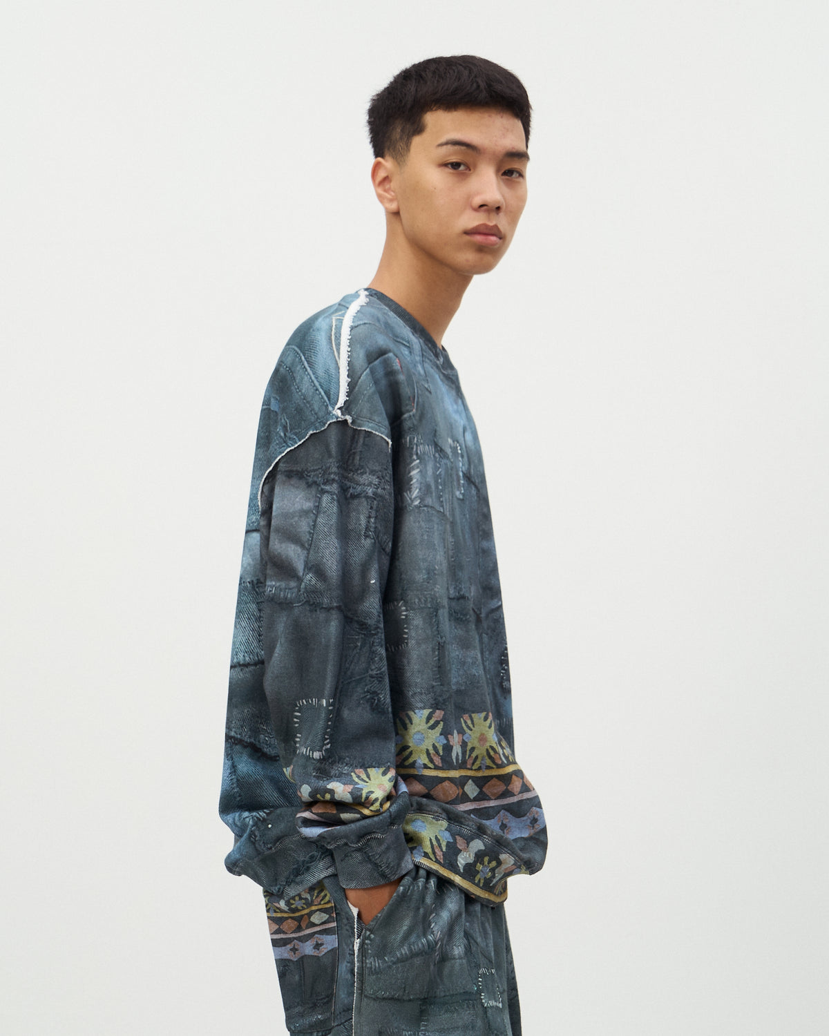 CRUST TROMPELOEIL PULLOVER