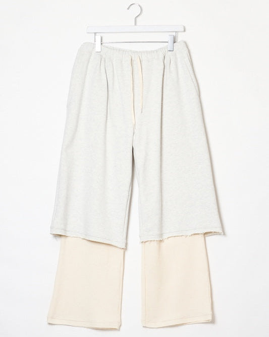 LAYERED PANTS|BLACK