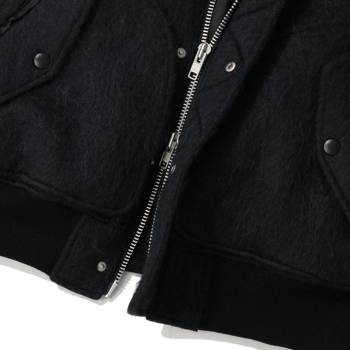UNION MOHAIR SHAGGY MA-1|BLACK
