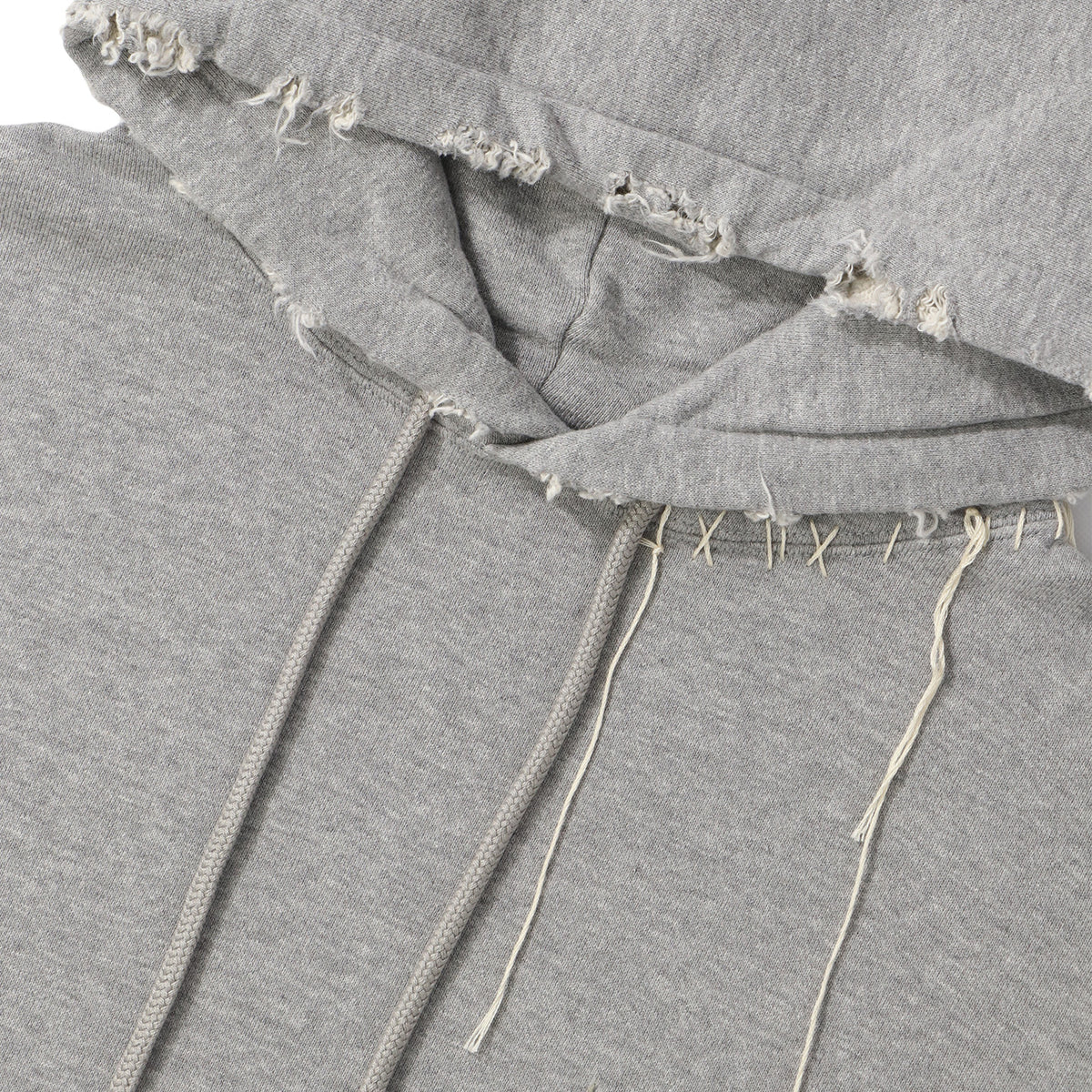 UNION LOOPING DAMAGE HOODIE|GRAY
