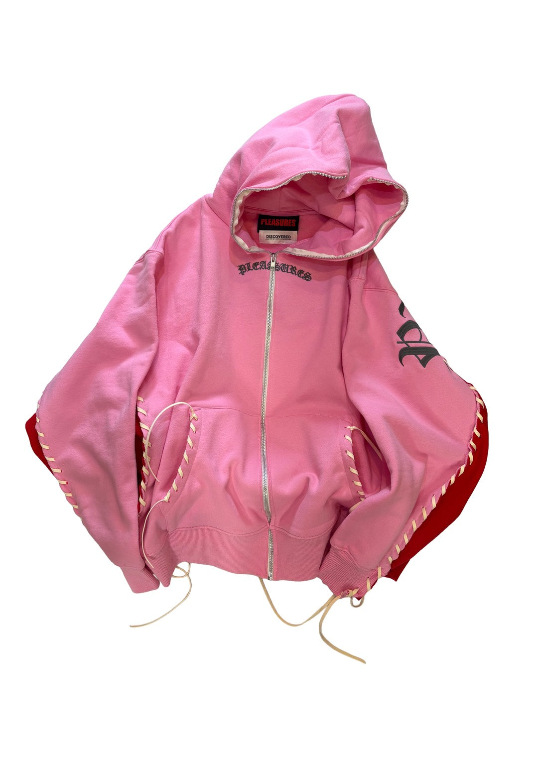 【PLEASURES x DISCOVERED】DOUBLE LAYERED HOODIE
