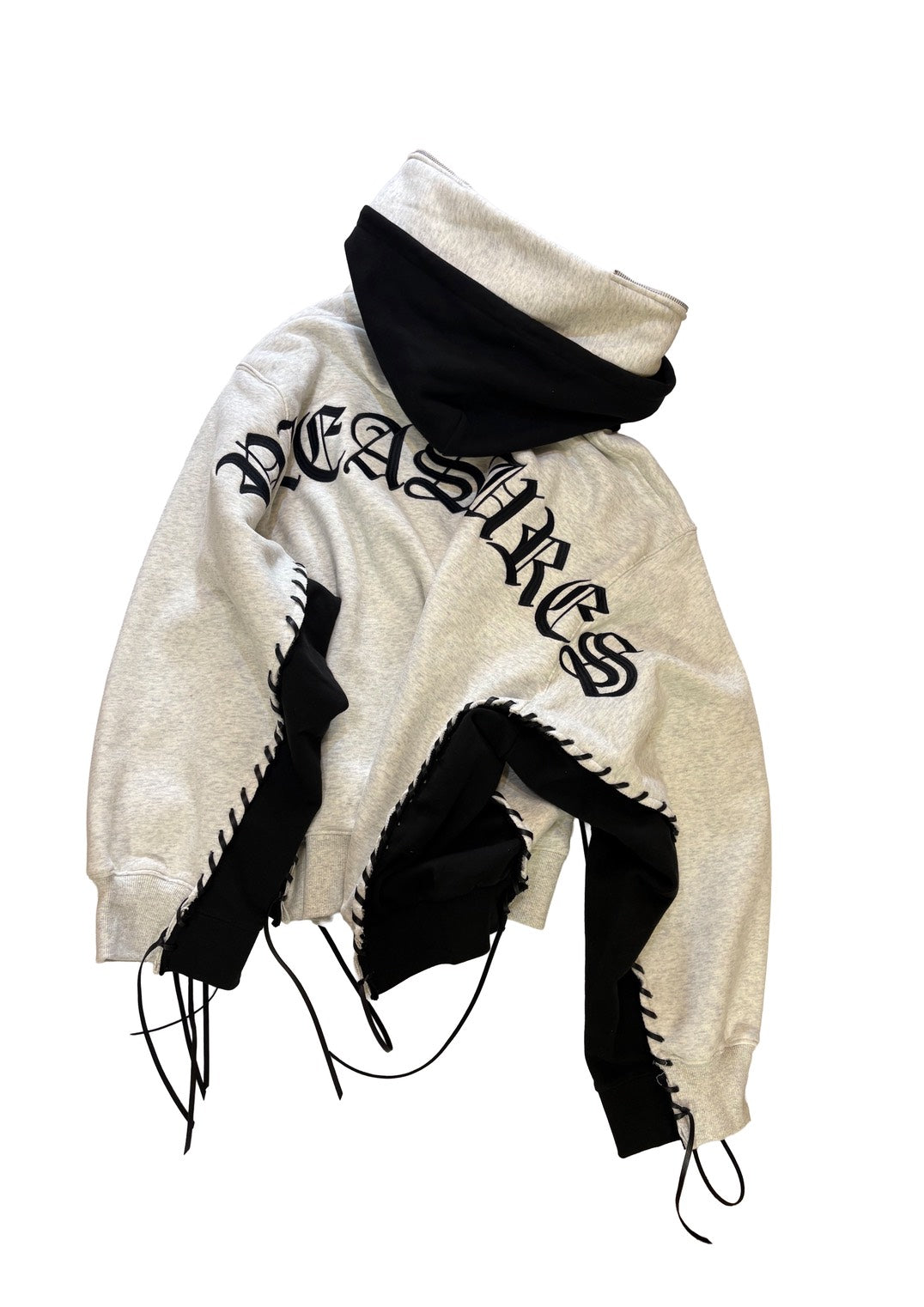 【PLEASURES x DISCOVERED】DOUBLE LAYERED HOODIE