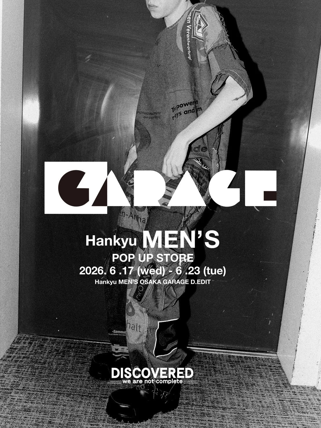 DISCOVERED POP UP STORE @ HANKYU MEN’S OSAKA
