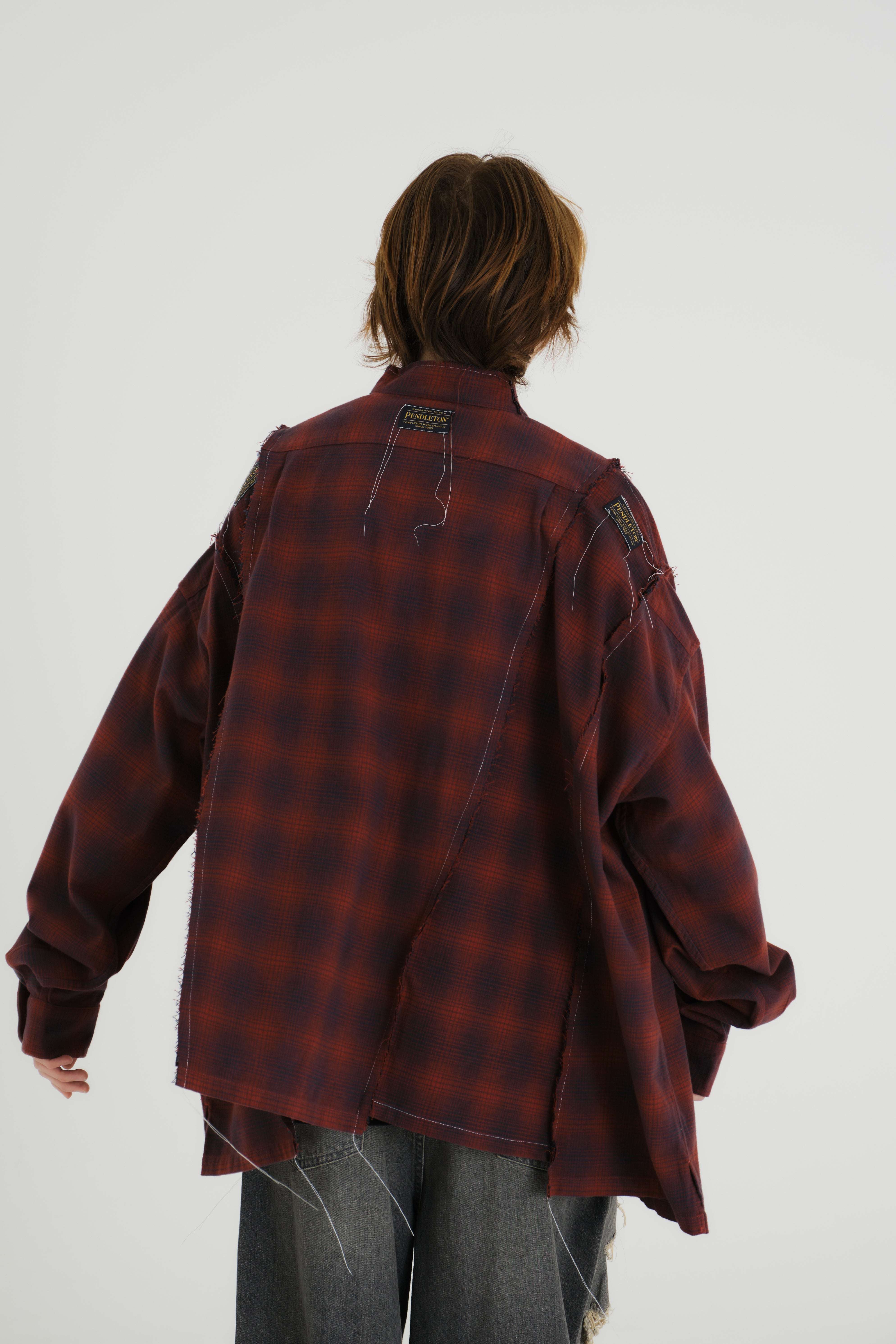PENDLETON DOCKING WIDE SAMUE SHIRT｜RED-thumbmail-4