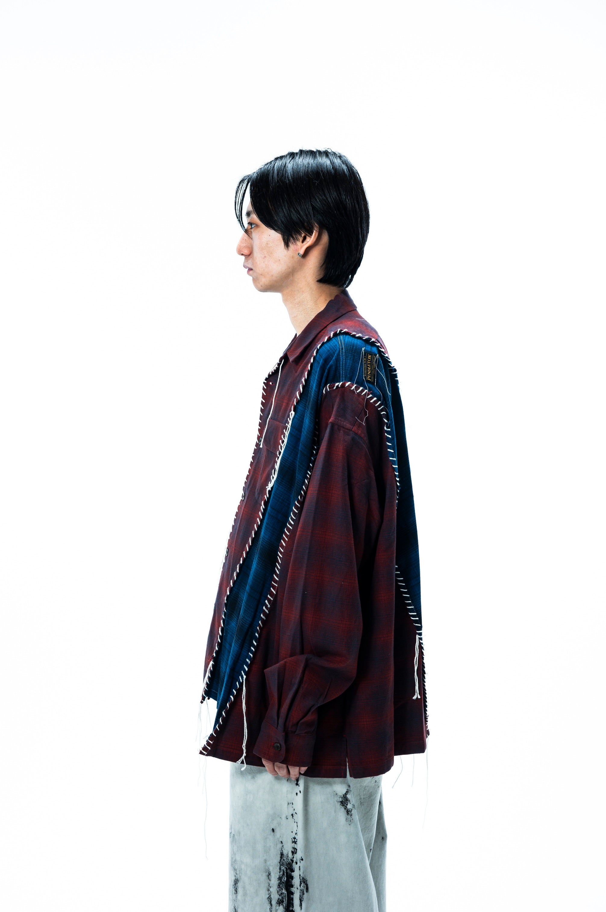 PENDLETON LOOPING WIDE SHIRT｜WINE×BLUE-thumbmail-5