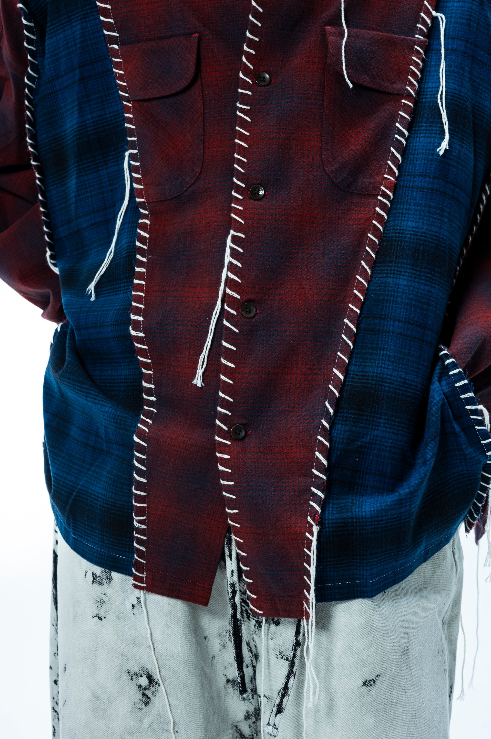 PENDLETON LOOPING WIDE SHIRT｜WINE×BLUE-thumbmail-8