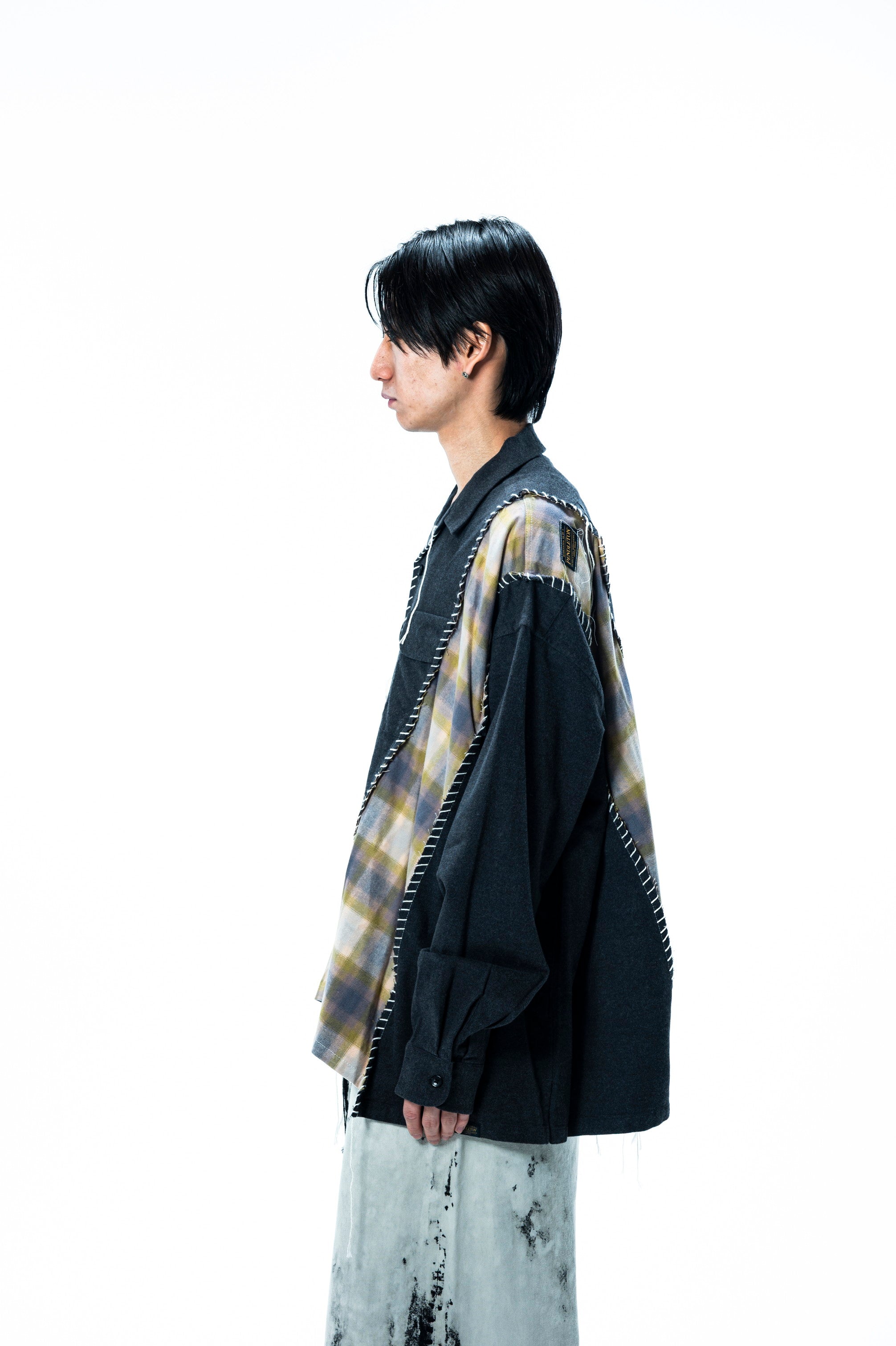 PENDLETON LOOPING WIDE SHIRT｜GRAY×MINT-thumbmail-5