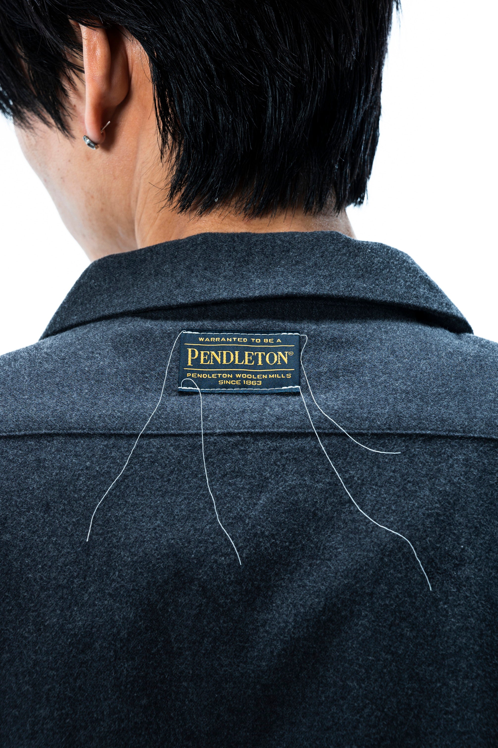 PENDLETON LOOPING WIDE SHIRT｜GRAY×MINT-thumbmail-12