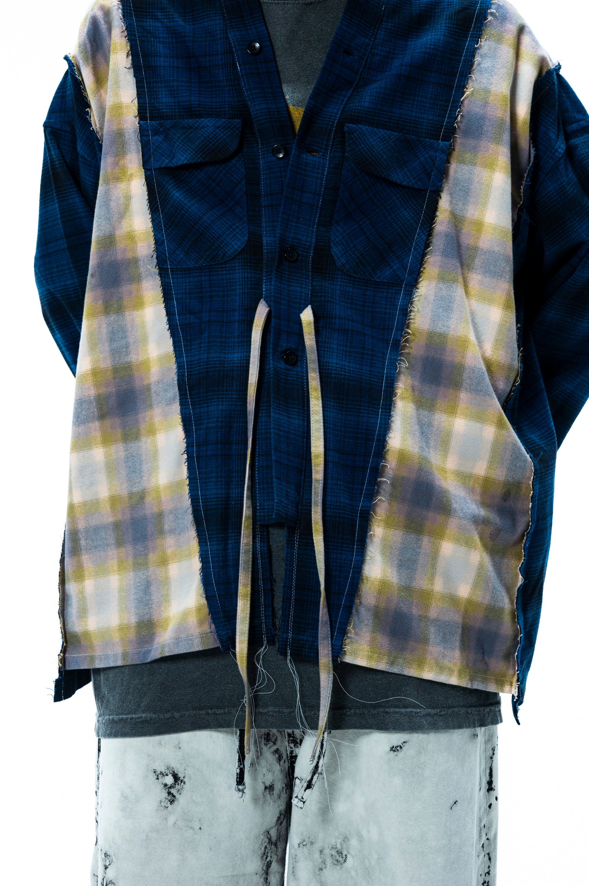 PENDLETON DOCKING WIDE SAMUE SHIRT｜BLUE×MINT-thumbmail-7
