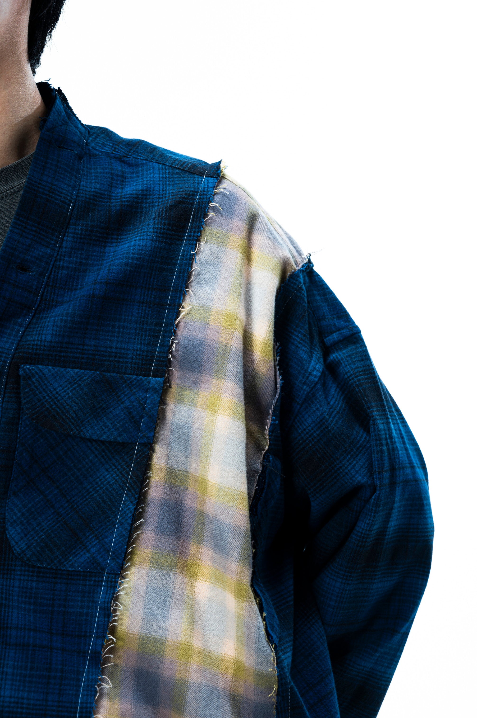 PENDLETON DOCKING WIDE SAMUE SHIRT｜BLUE×MINT-thumbmail-8