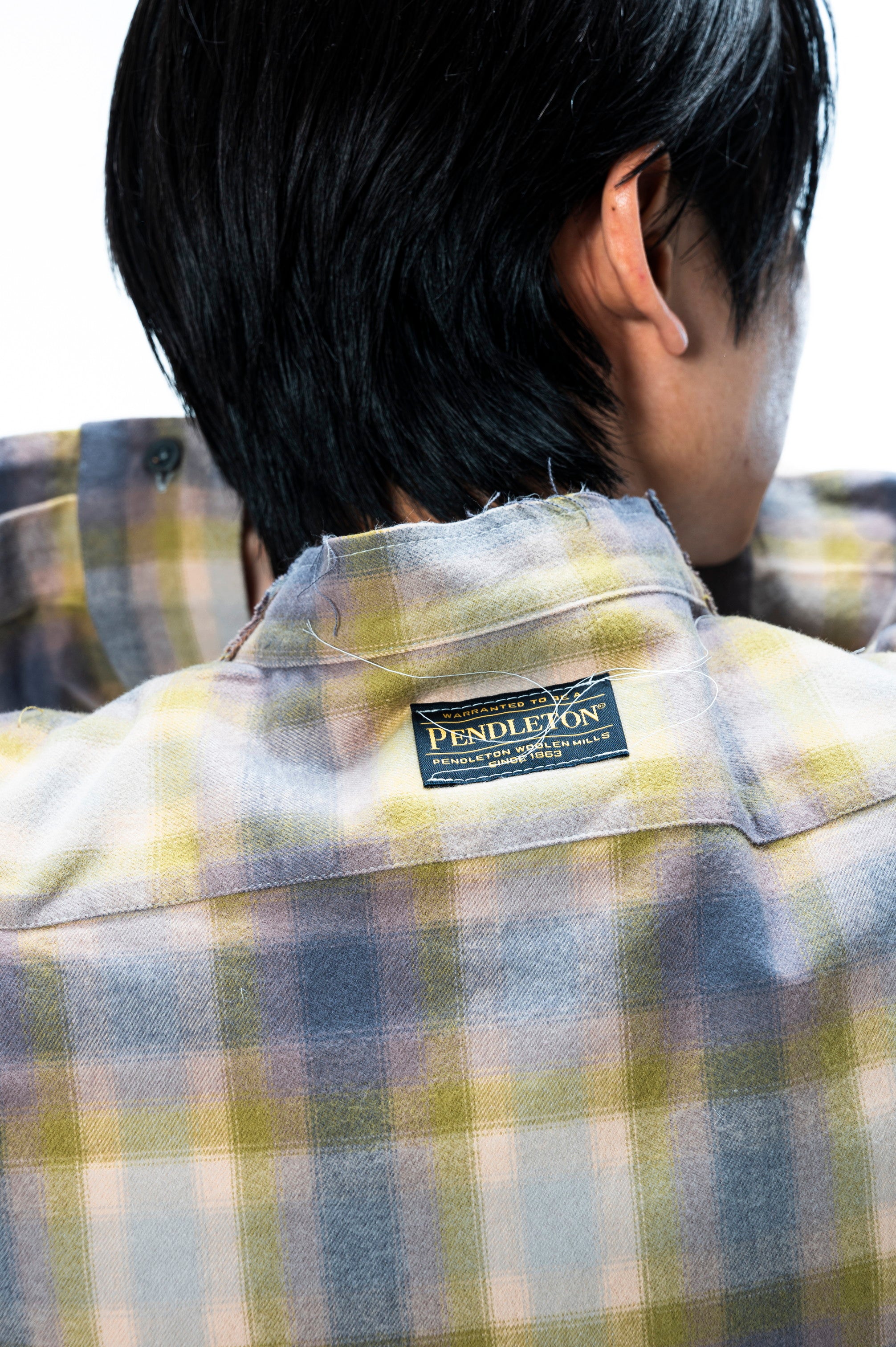 PENDLETON DOCKING WIDE SAMUE SHIRT｜MINT×CHARCOAL-thumbmail-10