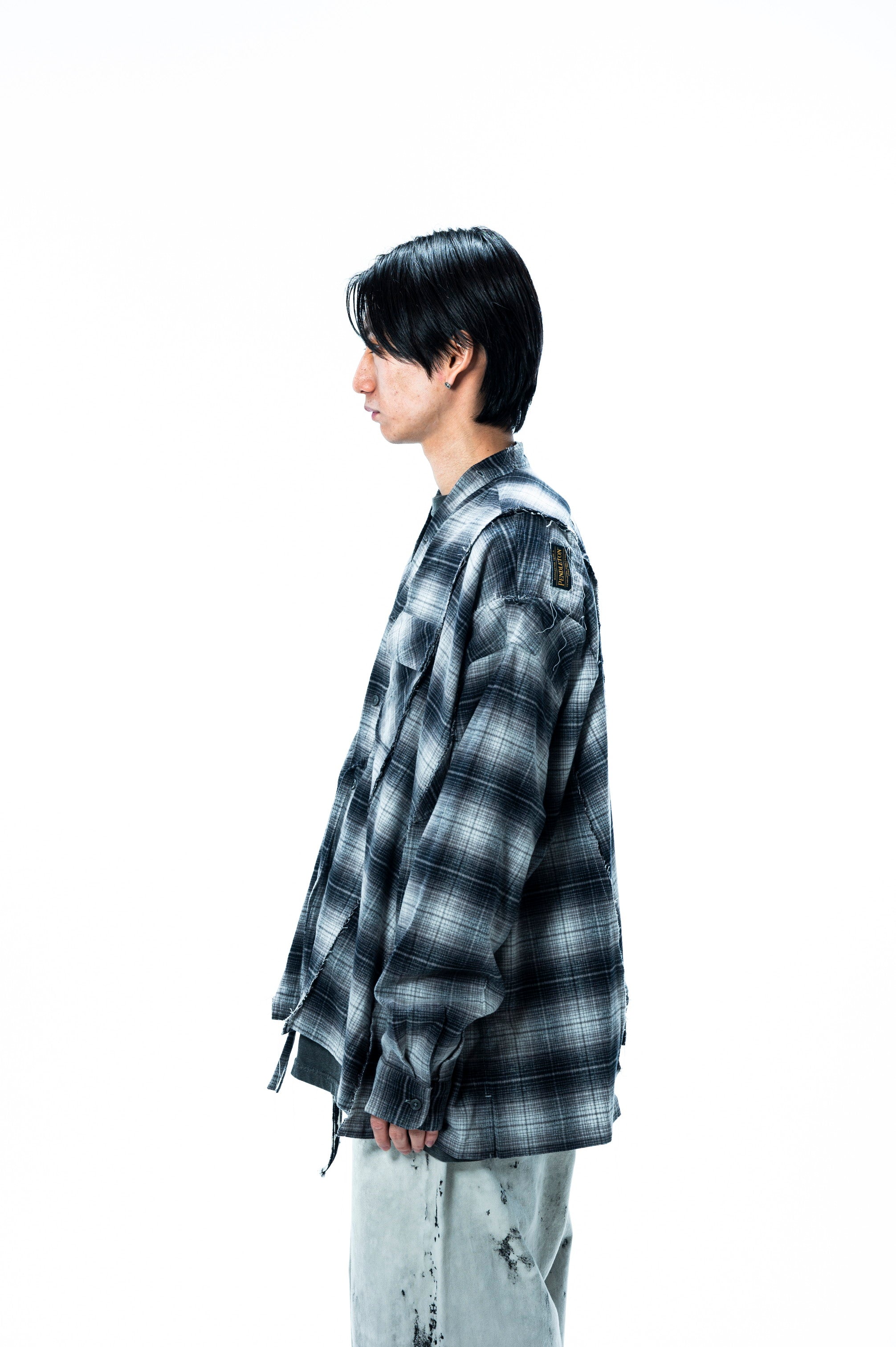 PENDLETON DOCKING WIDE SAMUE SHIRT｜BLACK×BLACK-thumbmail-5