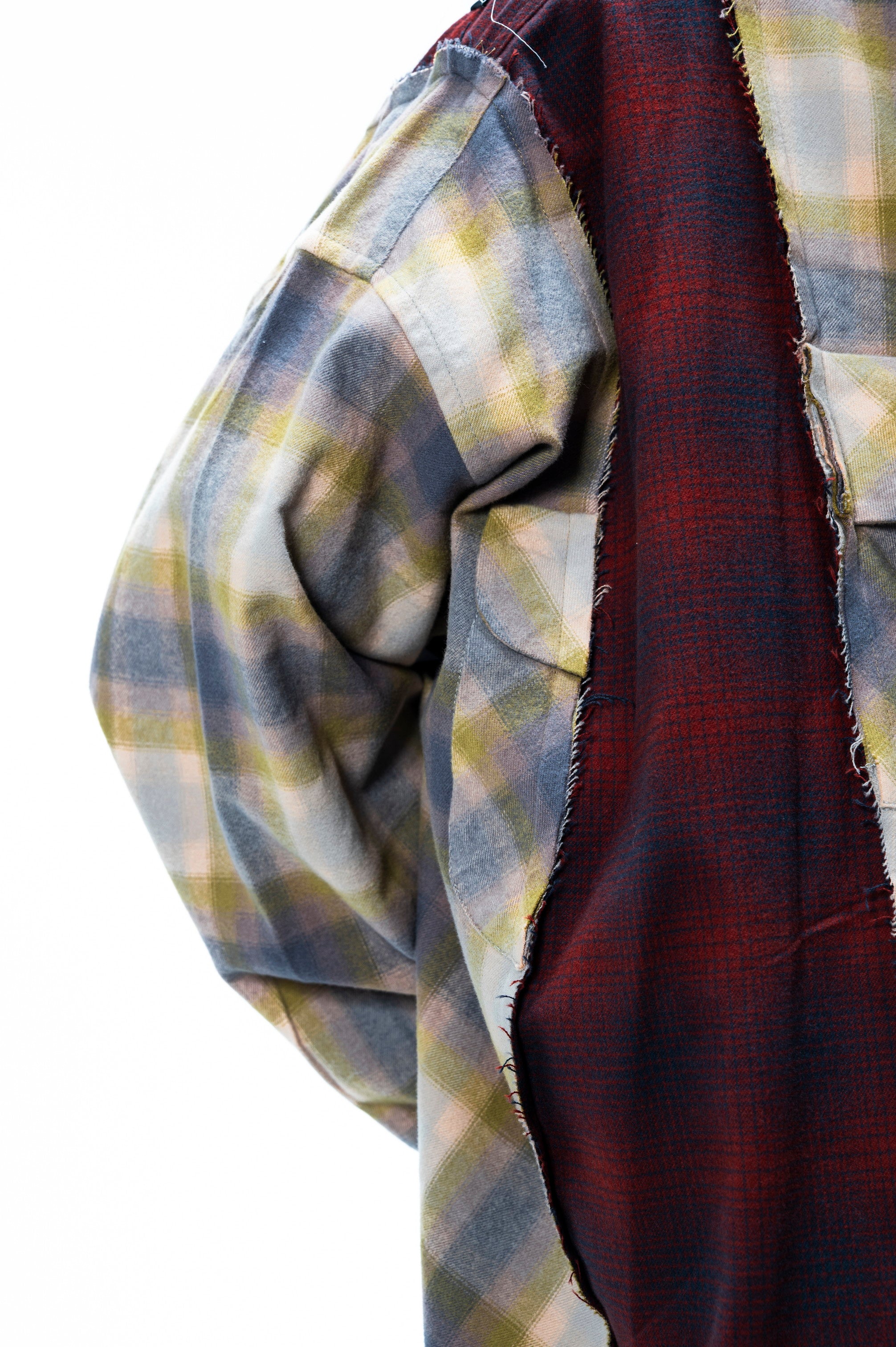 PENDLETON CHINA WIDE SHIRT｜MINT×WINE-thumbmail-8