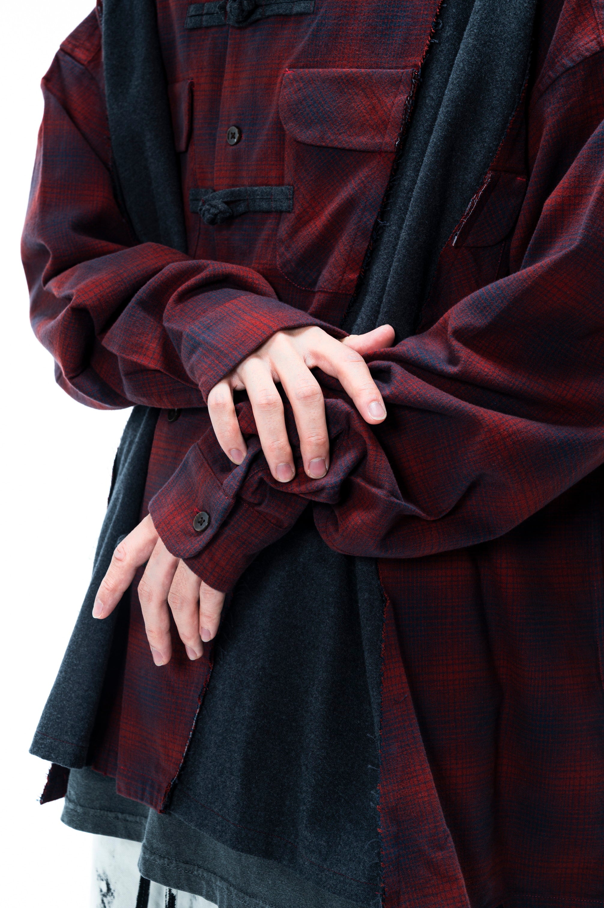 PENDLETON CHINA WIDE SHIRT｜WINE×CHARCOAL-thumbmail-8