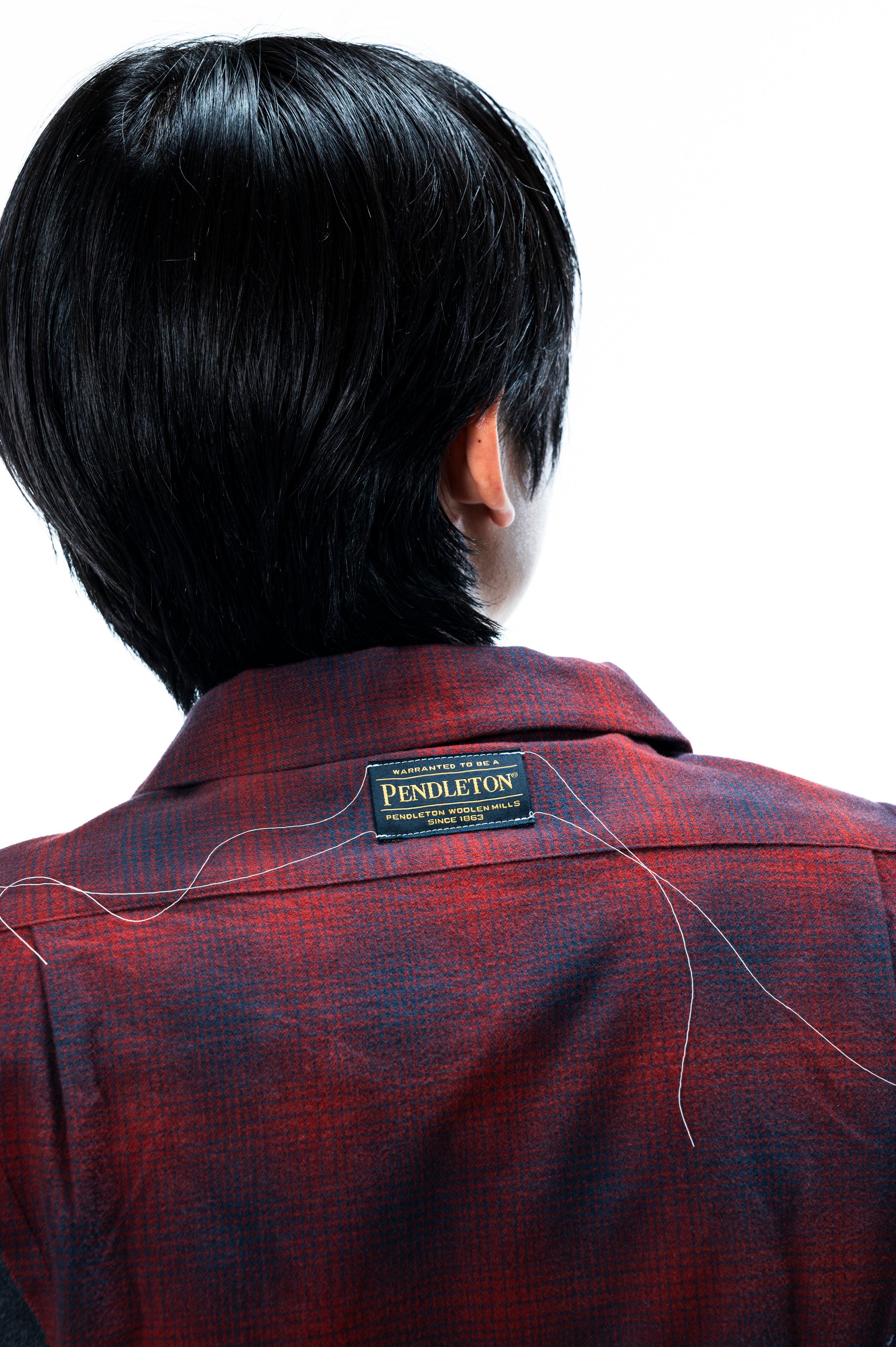 PENDLETON CHINA WIDE SHIRT｜WINE×CHARCOAL-thumbmail-9