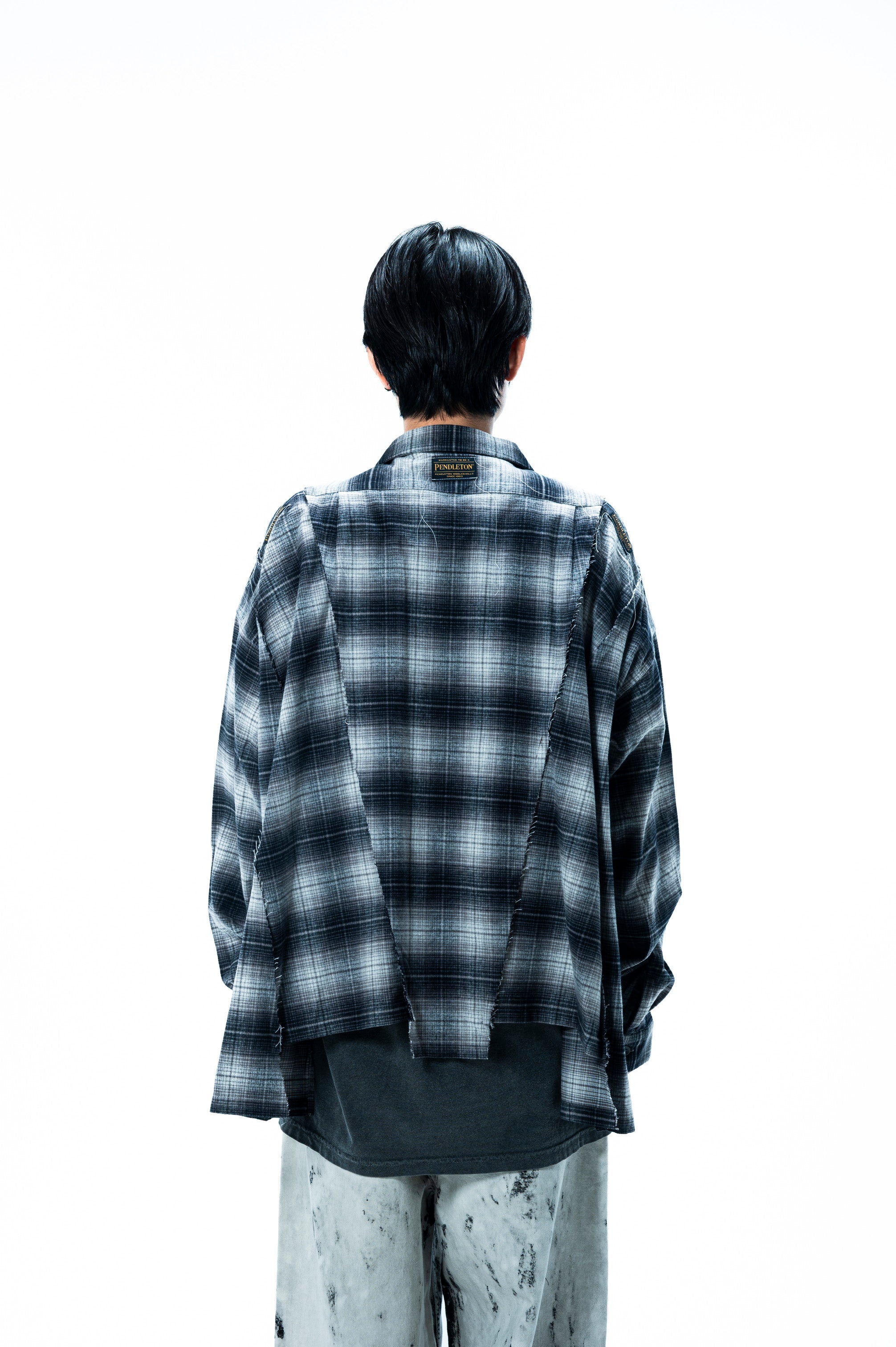 PENDLETON CHINA WIDE SHIRT｜GRAY×BLACK-thumbmail-6