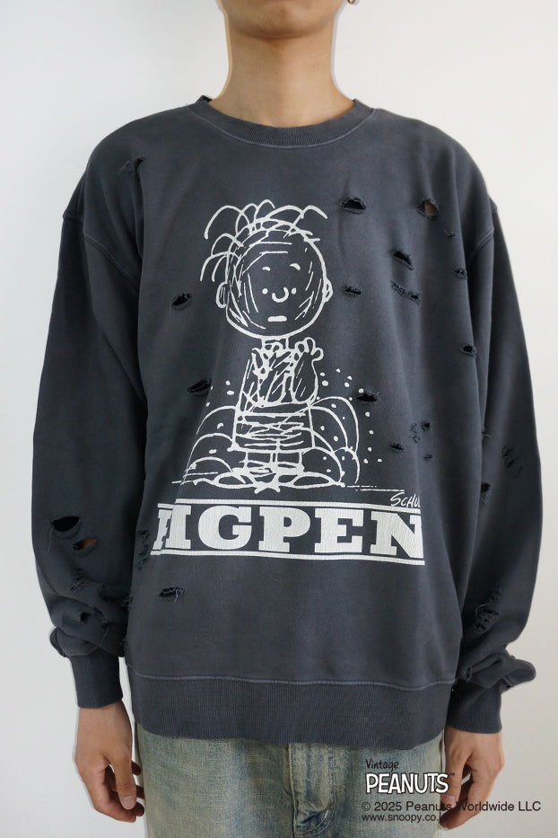 PEANUTS DAMAGE PIGMENT DYED SWEAT-thumbmail-16