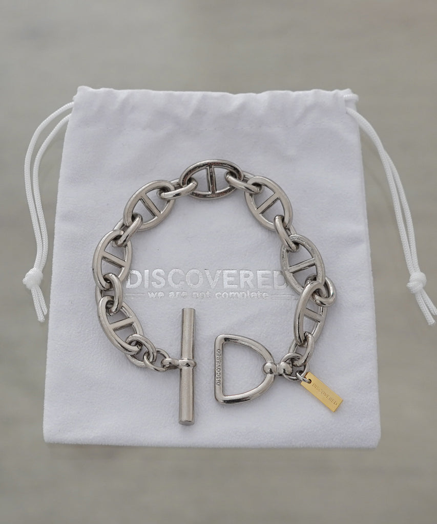 ANCHOR CHAIN BRACELET｜SILVER– DISCOVERED