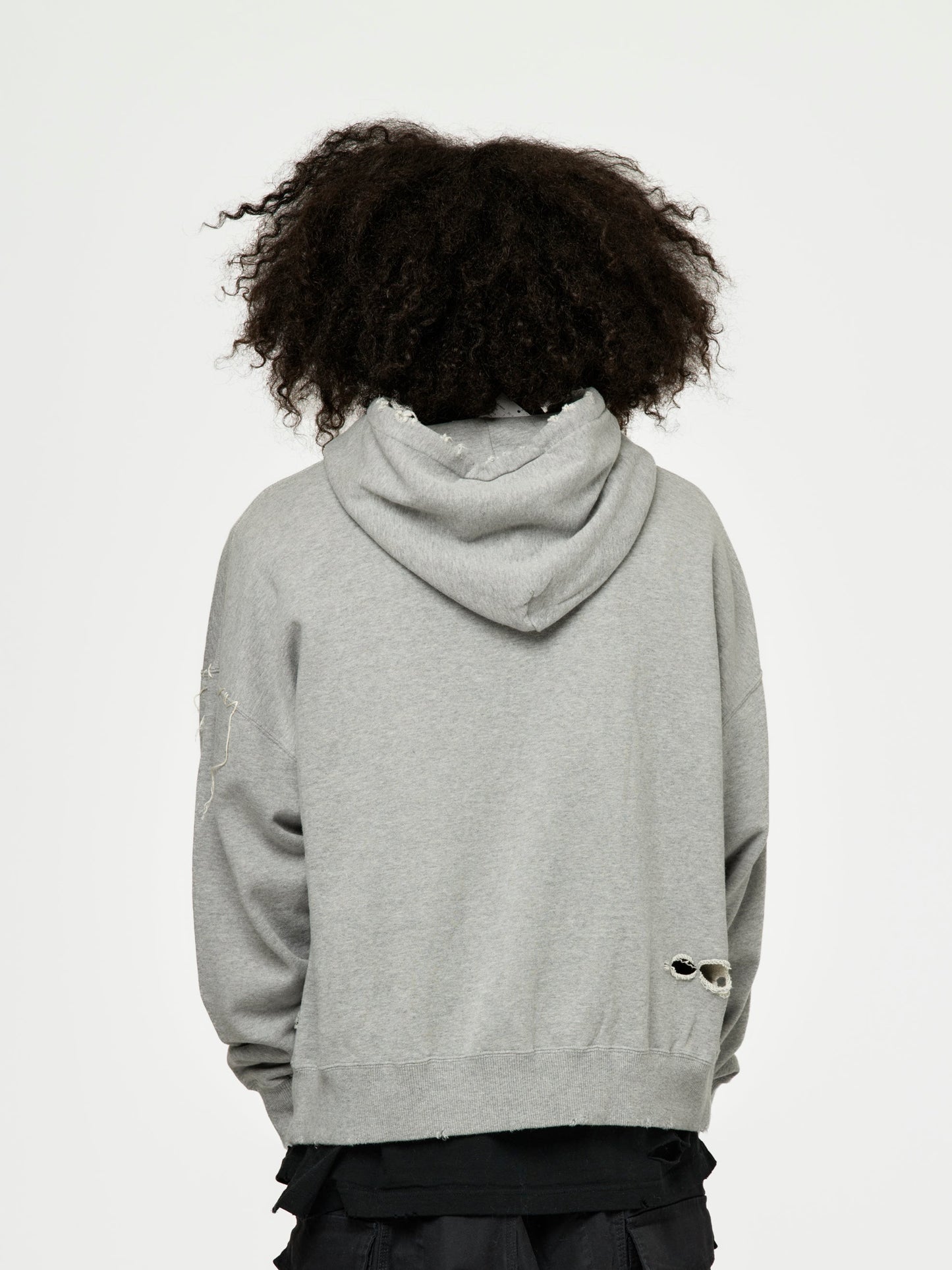 UNION LOOPING DAMAGE HOODIE｜C.GRAY-thumbmail-4