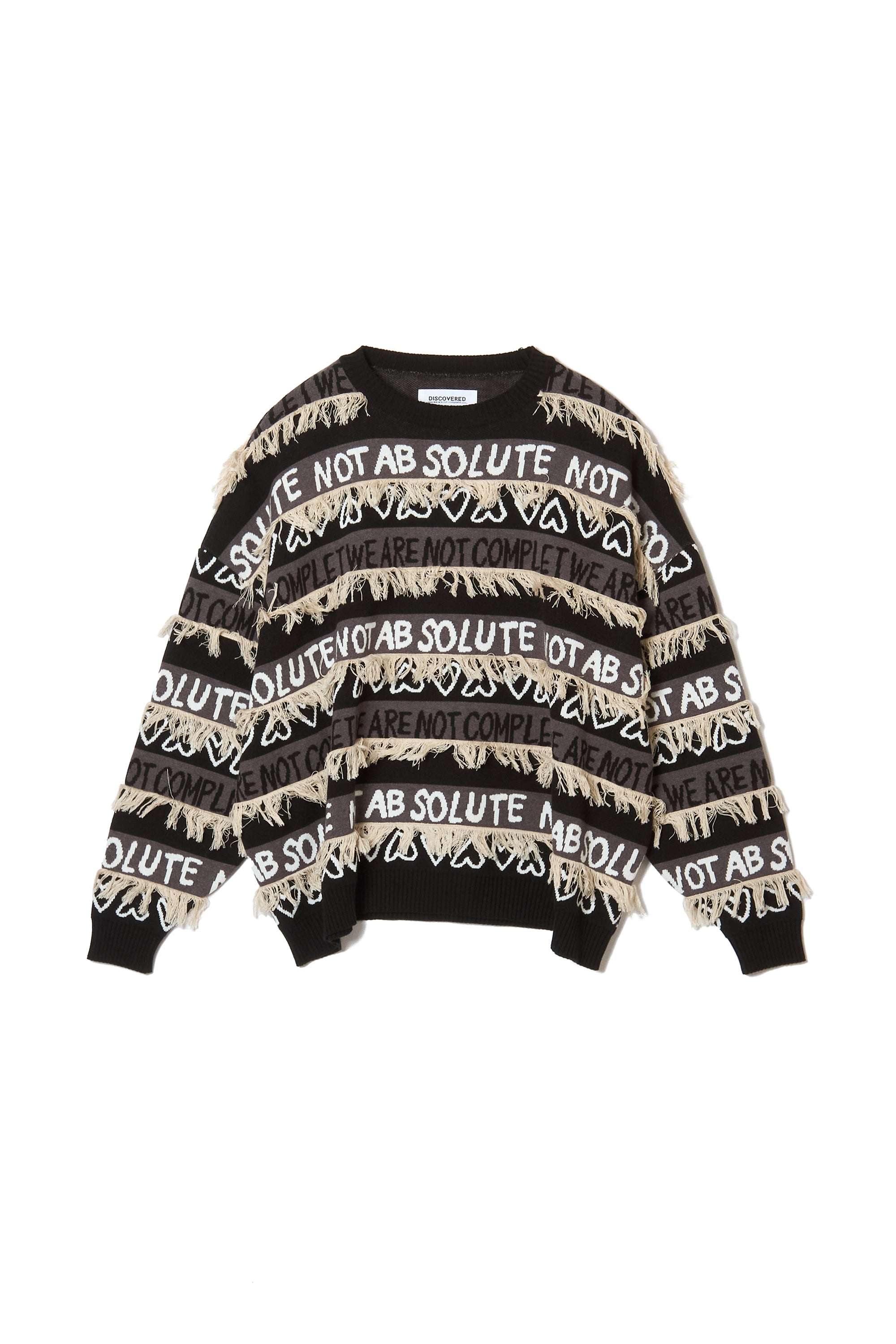 DIESEL Grunge Damage Border Knit