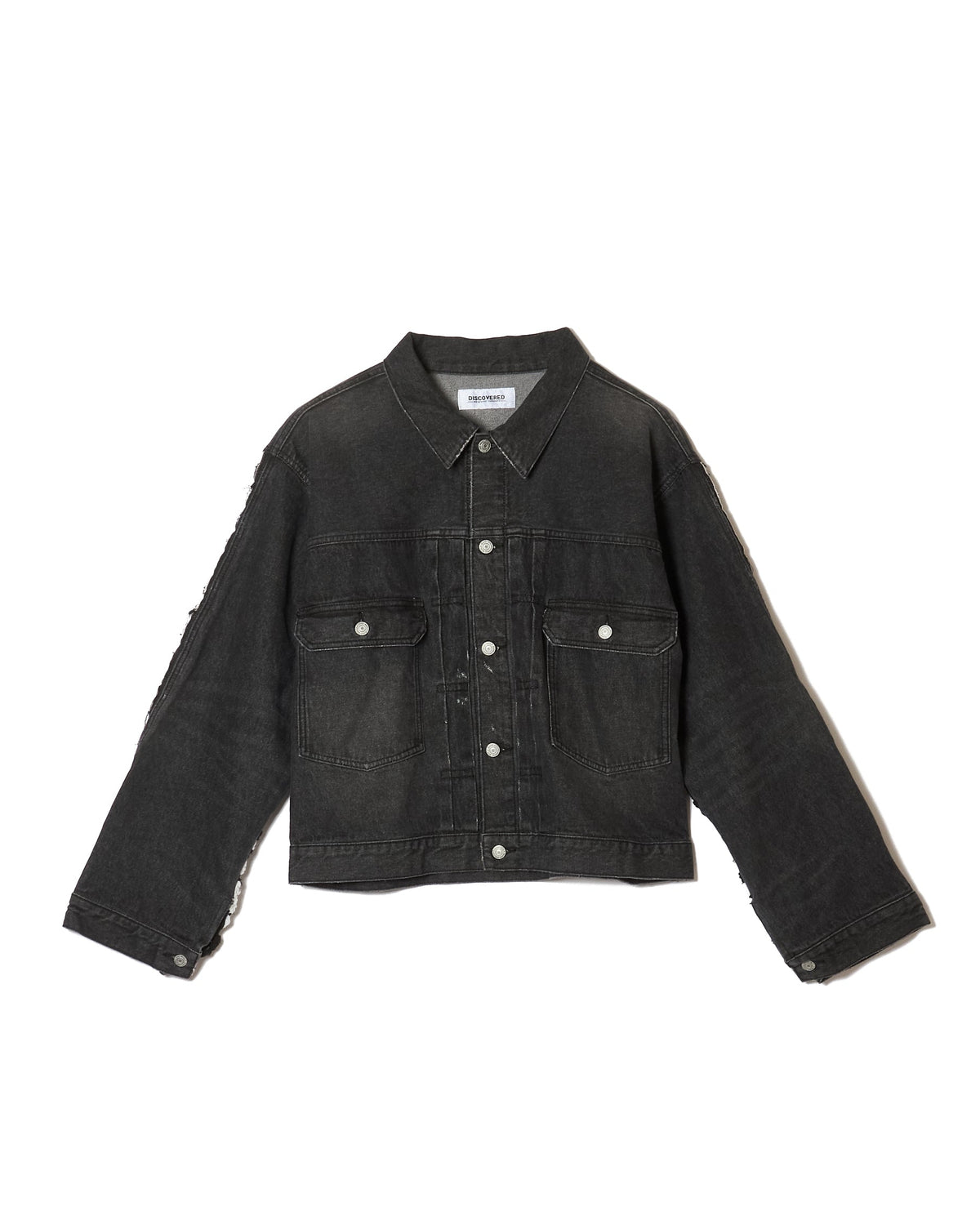 CROCHET DENIM BLOUSON