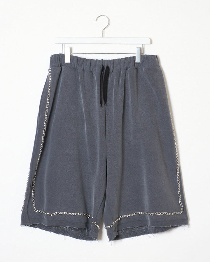 CHAIN SHORTS｜BLACK