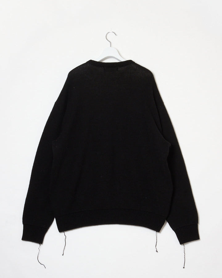 EMBLEM KNIT｜BLACK-thumbmail-3