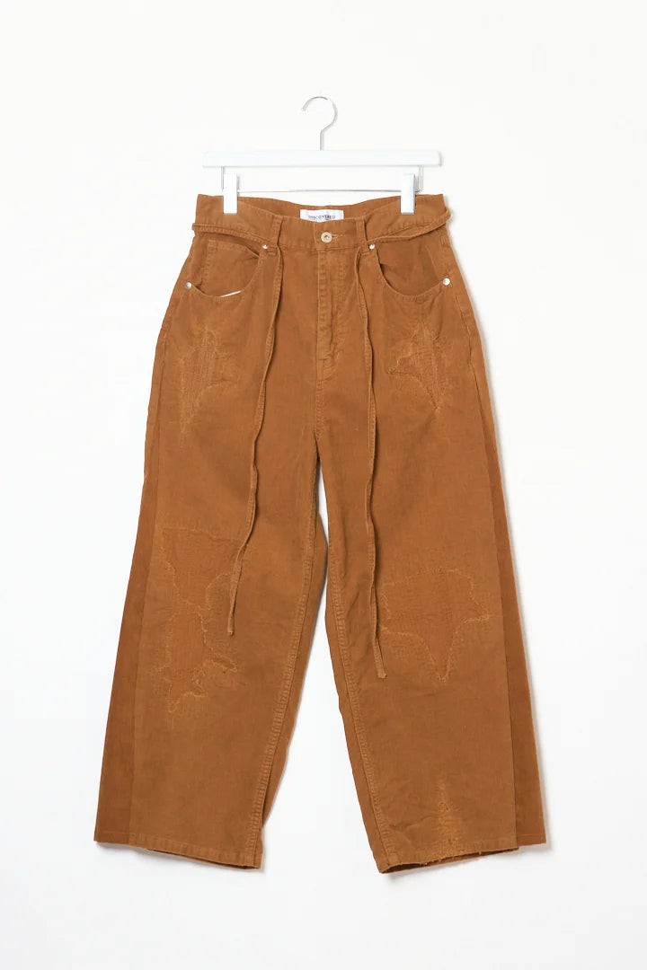 CORDUROY REPAIR PANTS｜BROWN