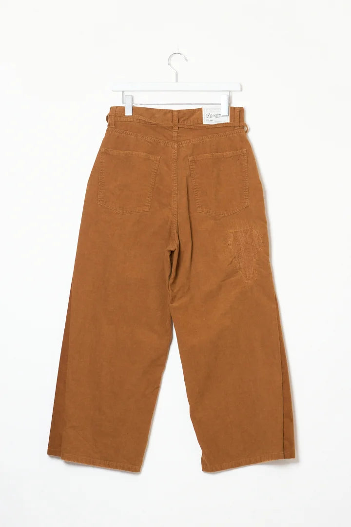 CORDUROY REPAIR PANTS｜BROWN-thumbmail-2