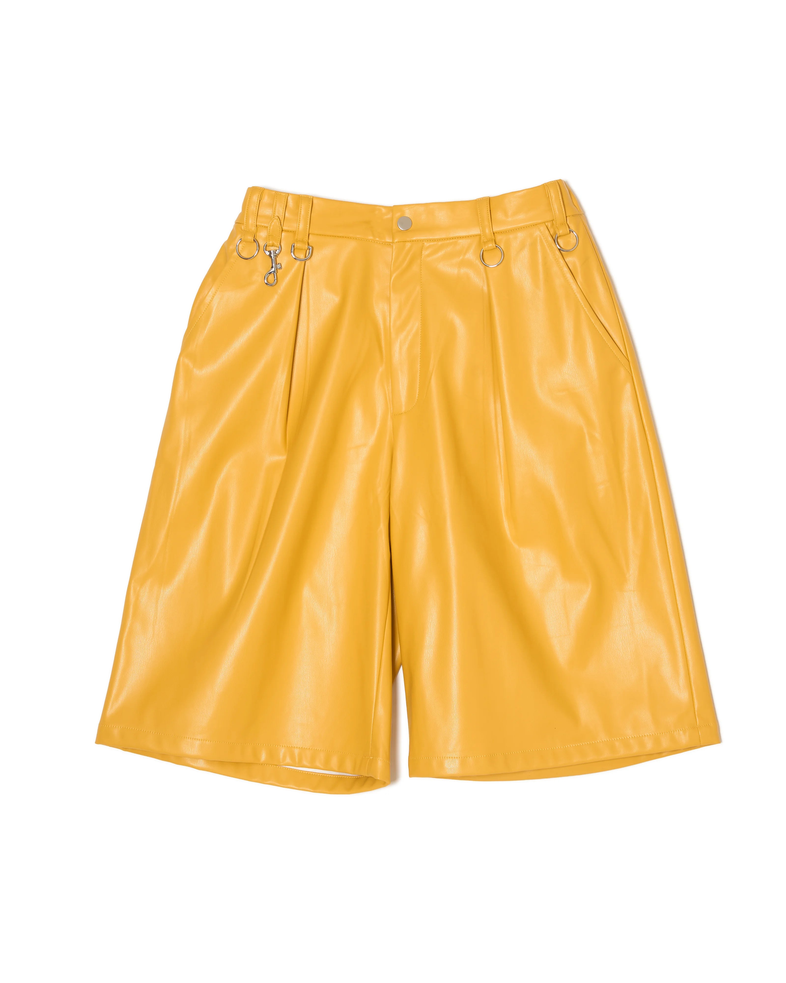 VEGAN LEATHER SHORTS-thumbmail-3