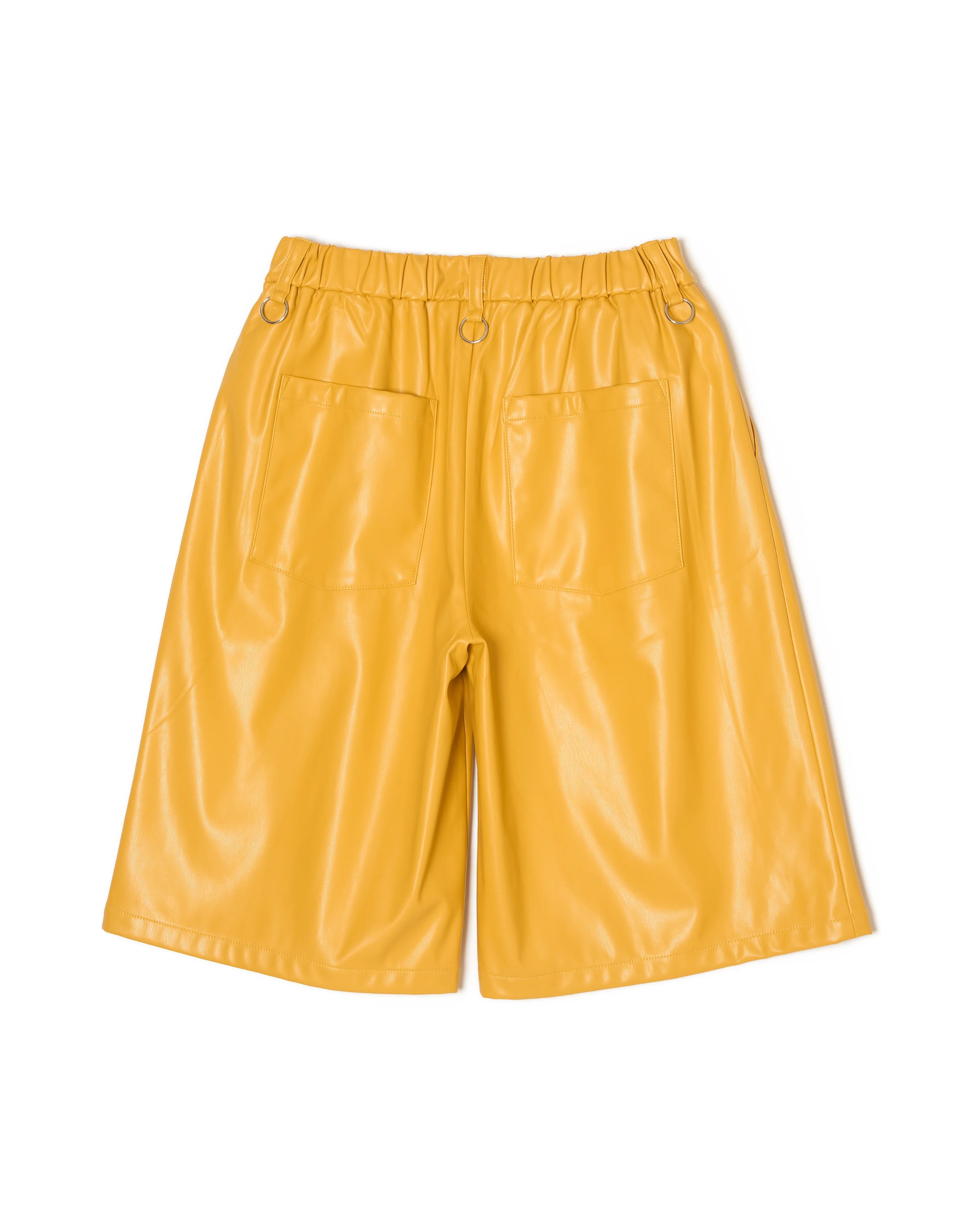 VEGAN LEATHER SHORTS-thumbmail-4