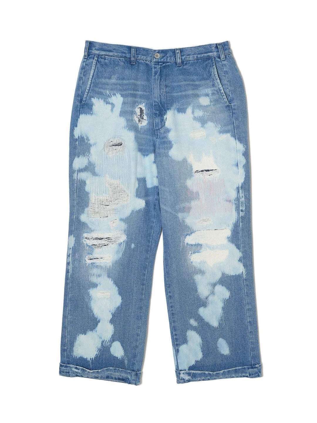 DAMEGE DENIM PANTS-thumbmail-1