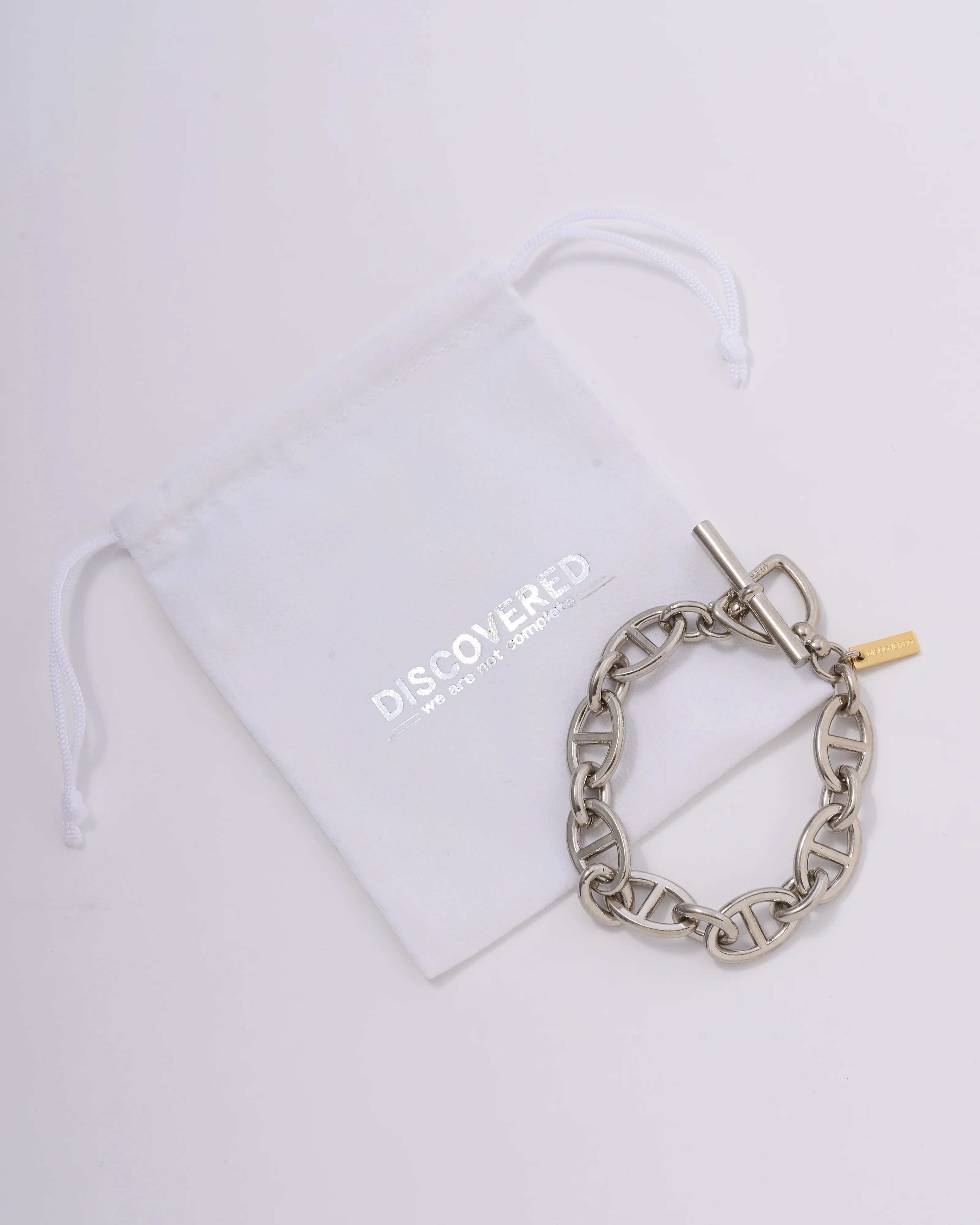 ANCHOR CHAIN BRACELET｜SILVER – DISCOVERED