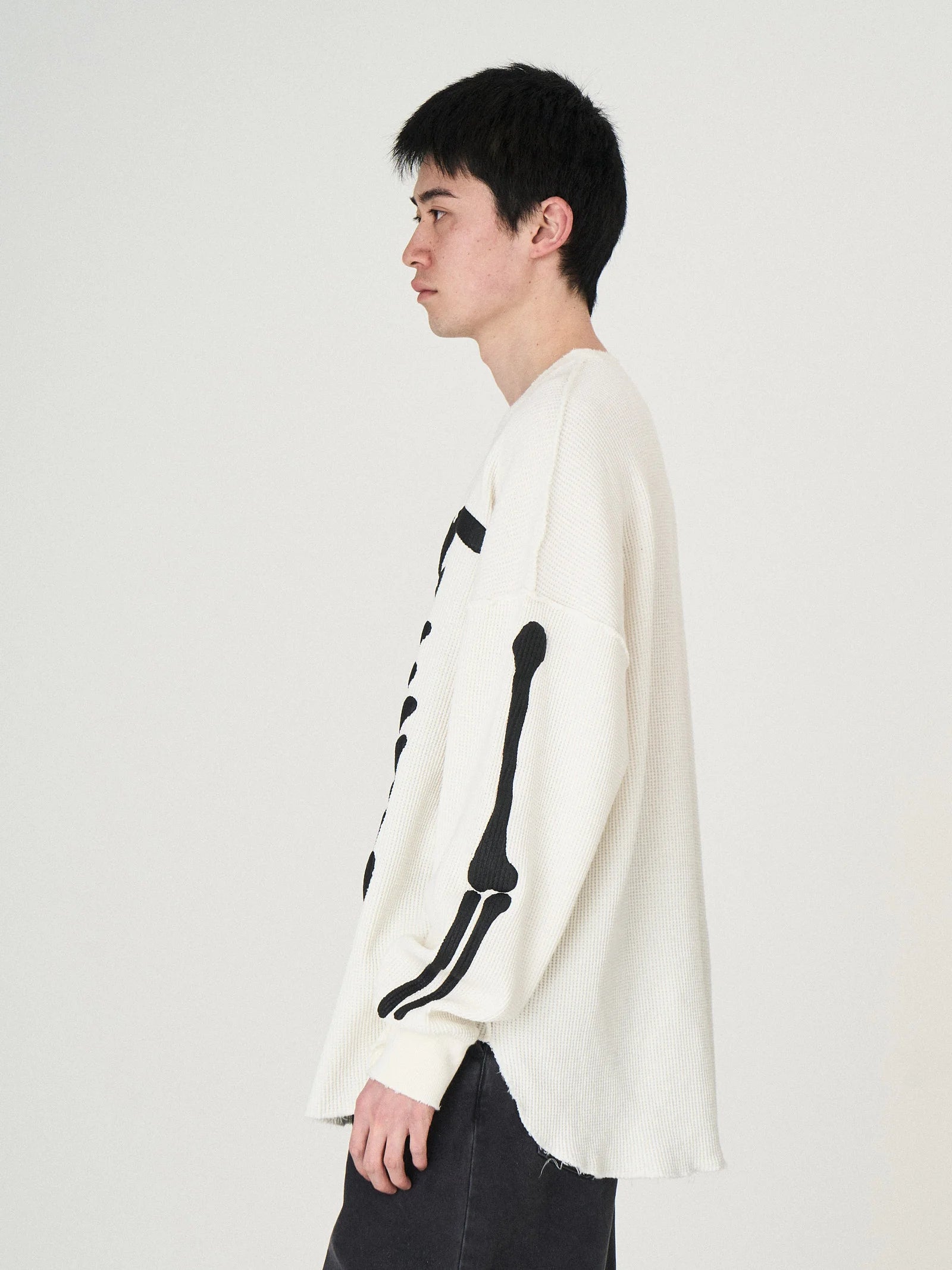 BONE WAFFLE DAMAGE CUTSEWN｜WHITE-thumbmail-6