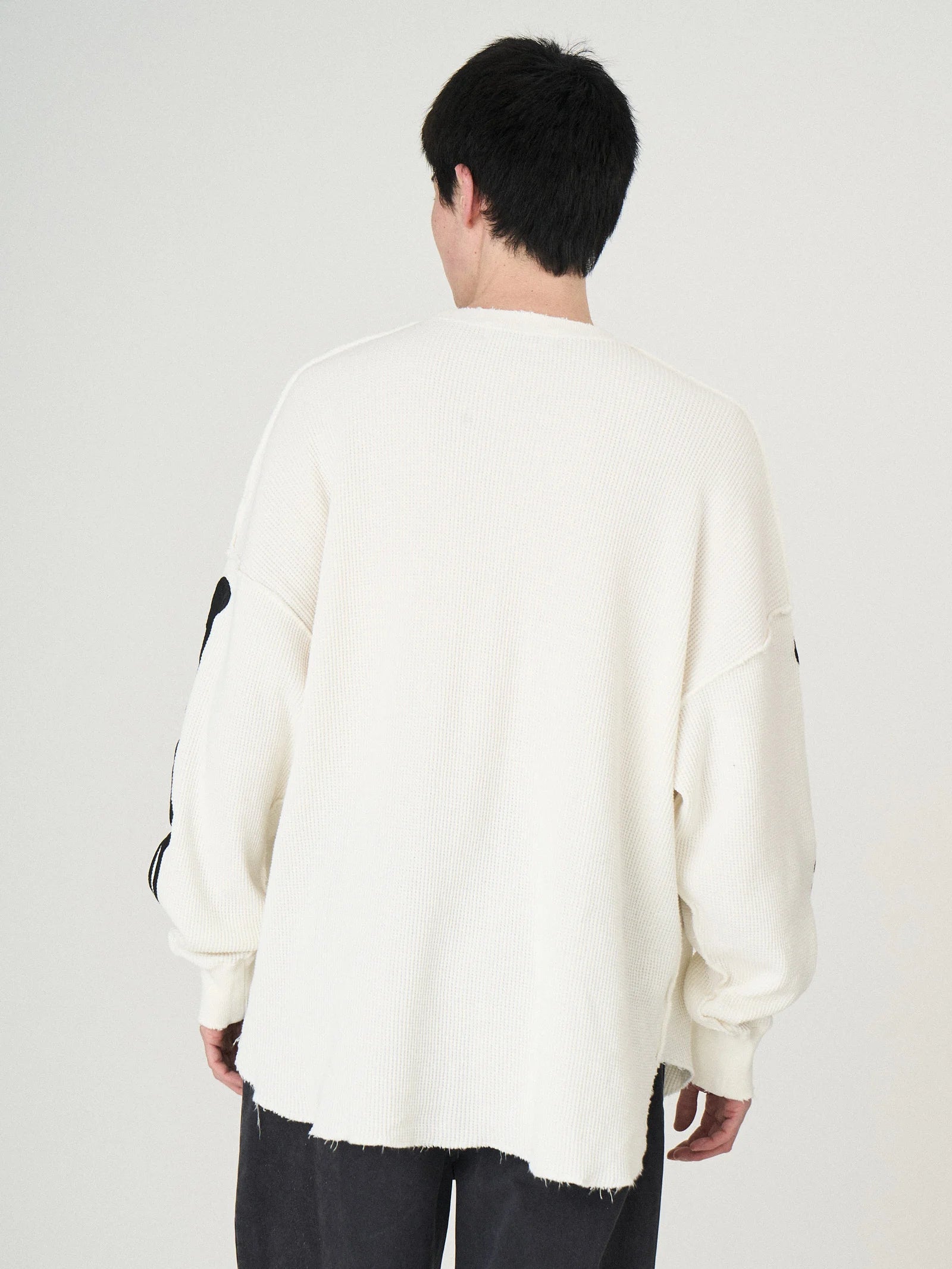 BONE WAFFLE DAMAGE CUTSEWN｜WHITE-thumbmail-7