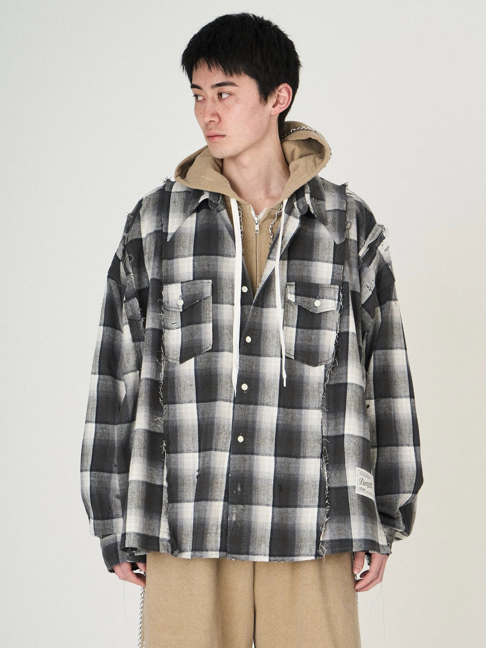 SWITCH NEL SHIRTS｜BLACK-thumbmail-4