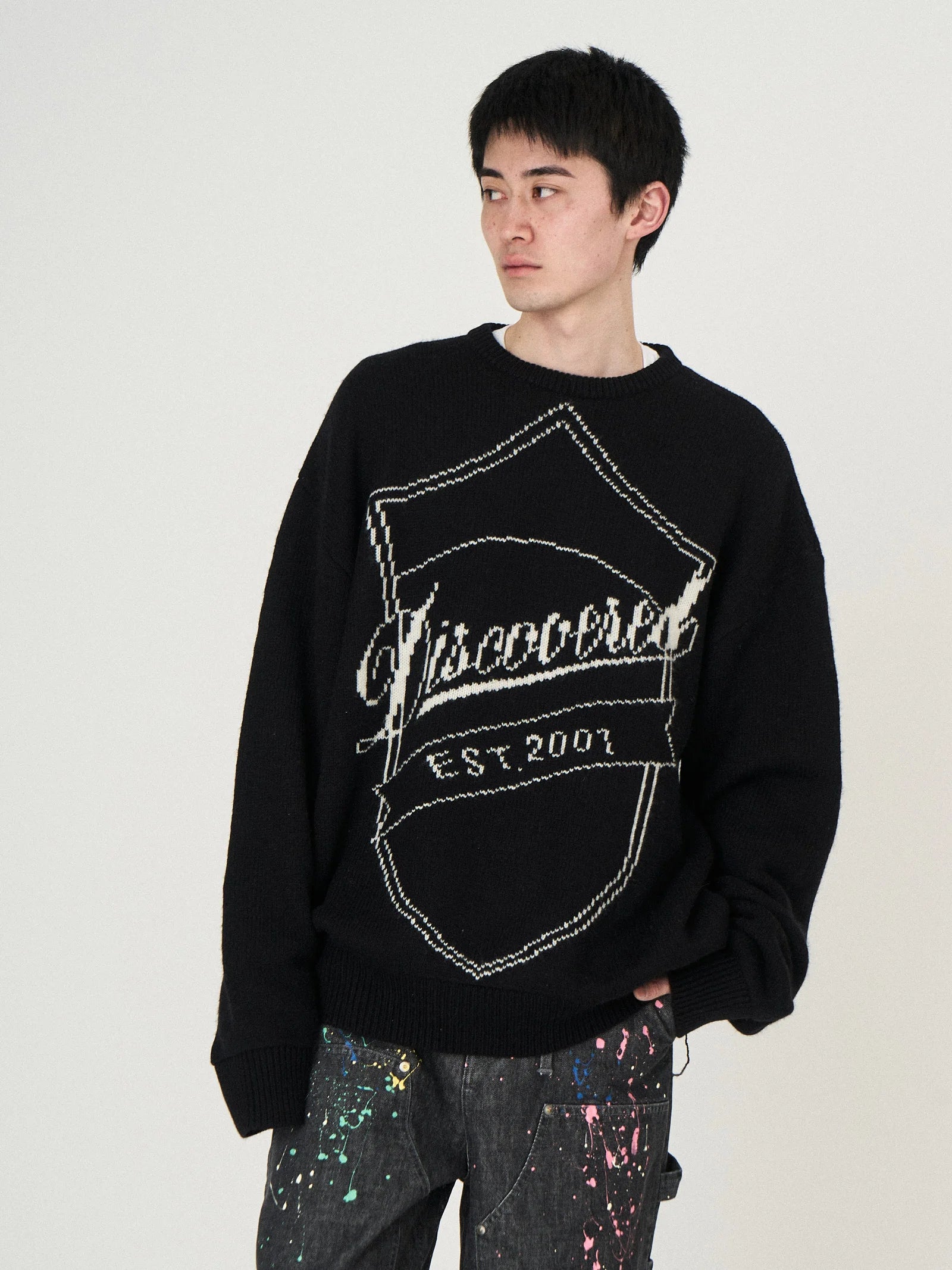 EMBLEM KNIT｜BLACK-thumbmail-5