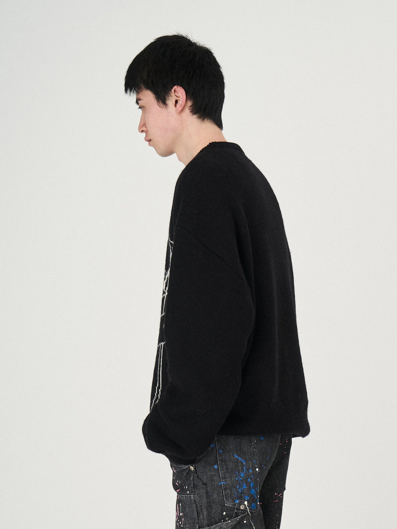 EMBLEM KNIT｜BLACK-thumbmail-6