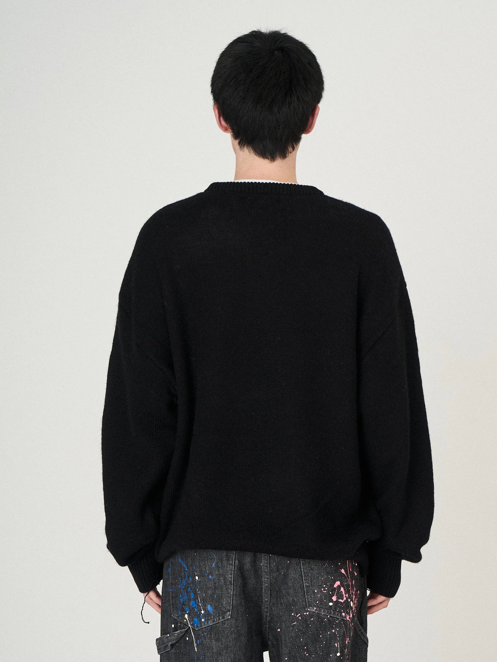 EMBLEM KNIT｜BLACK-thumbmail-7