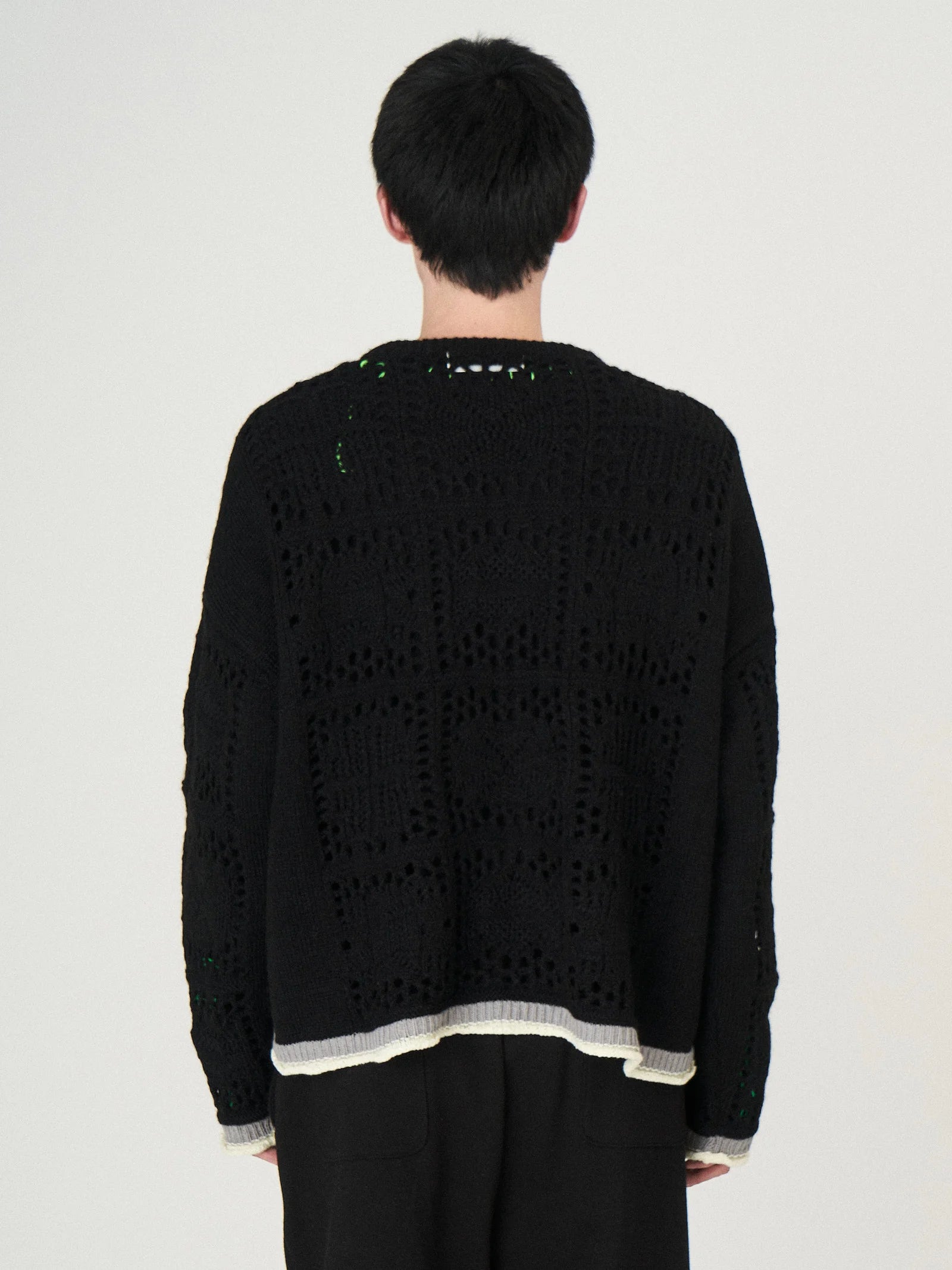 MOHAIR LACE KNIT｜BLACK-thumbmail-5